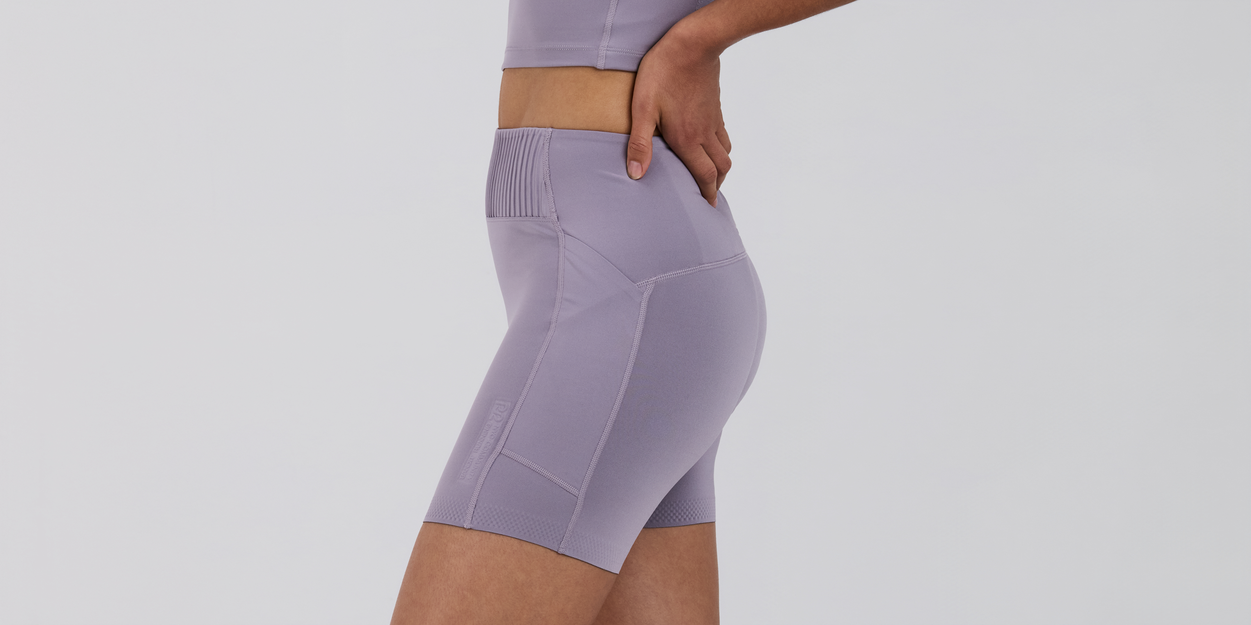 Women's Stamina-V™ High Waist 5" Compression Short - Violet Fog