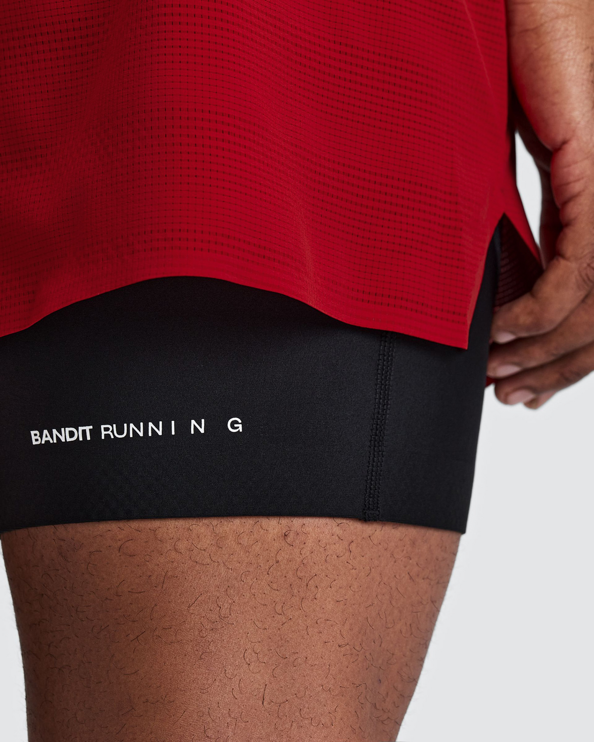 Men's CoolGrid™ 2-in-1 Run Shorts - Oxide Red