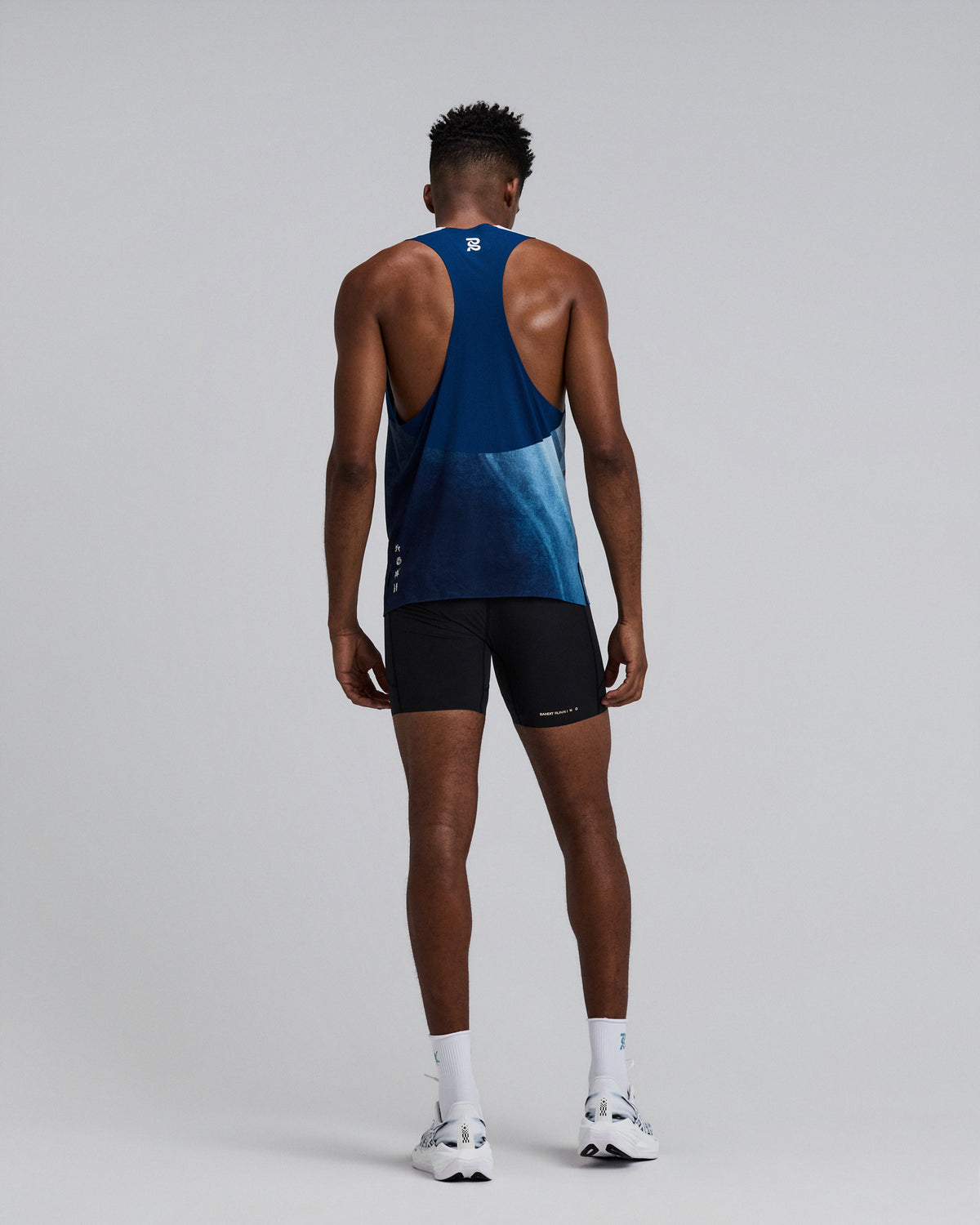 Men's Specter™ Race Singlet - Undertow Ink Blue Multi
