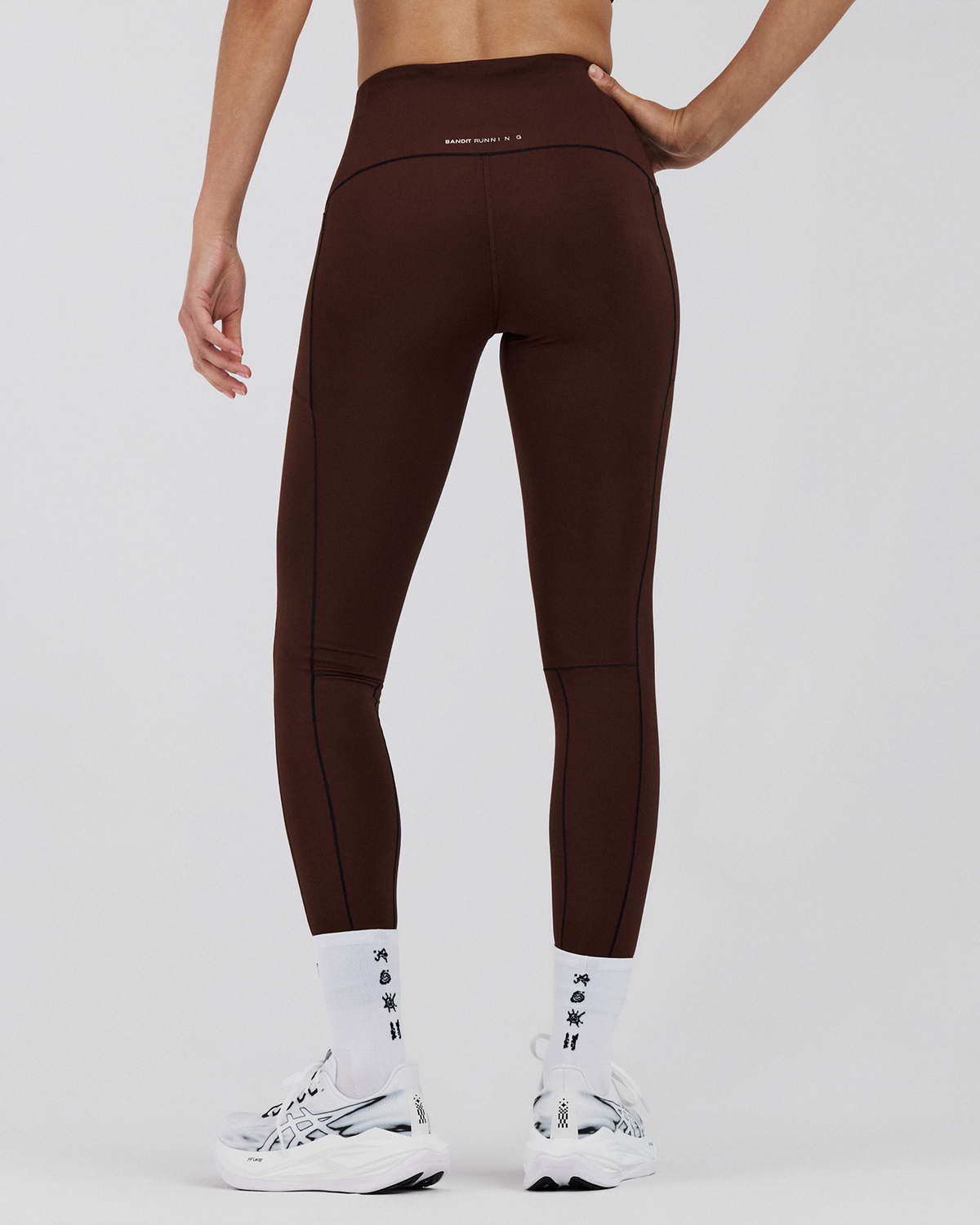Women's Stamina-V™ High Waist Leggings - Cacao