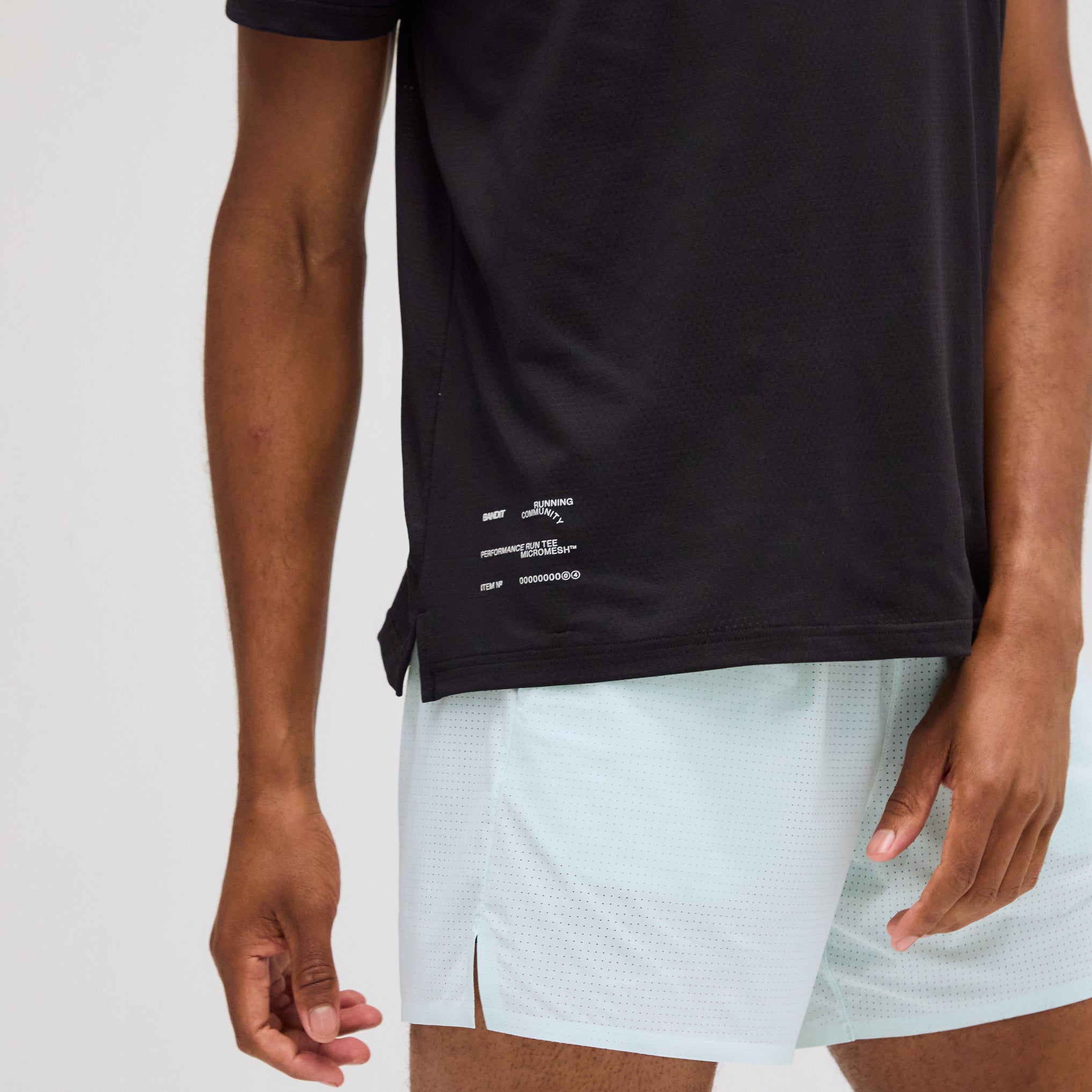 Men's Micromesh™ Run Tee - Black