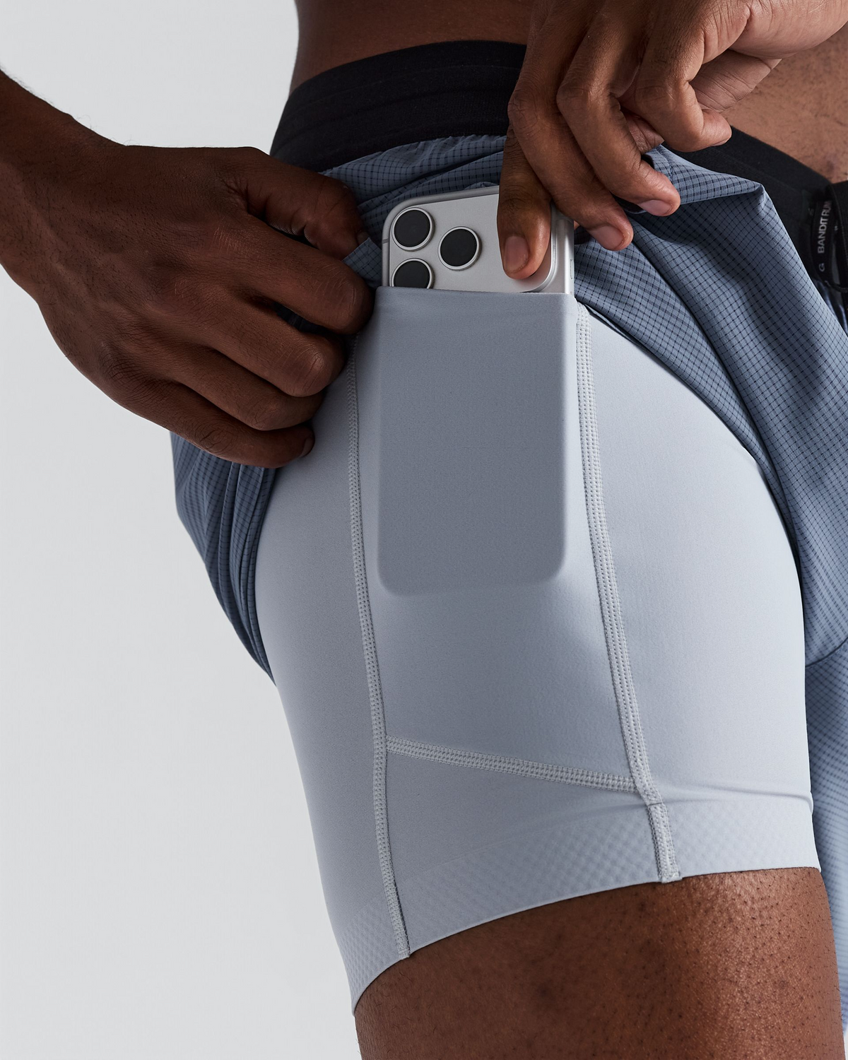 Men's CoolGrid™ 5" Run Shorts - Steel Horizon