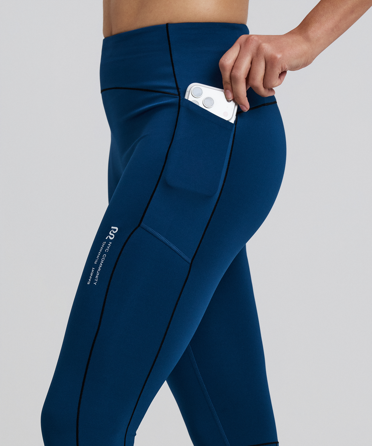 Women's Stamina-V™ High Waist Leggings - Ink Blue