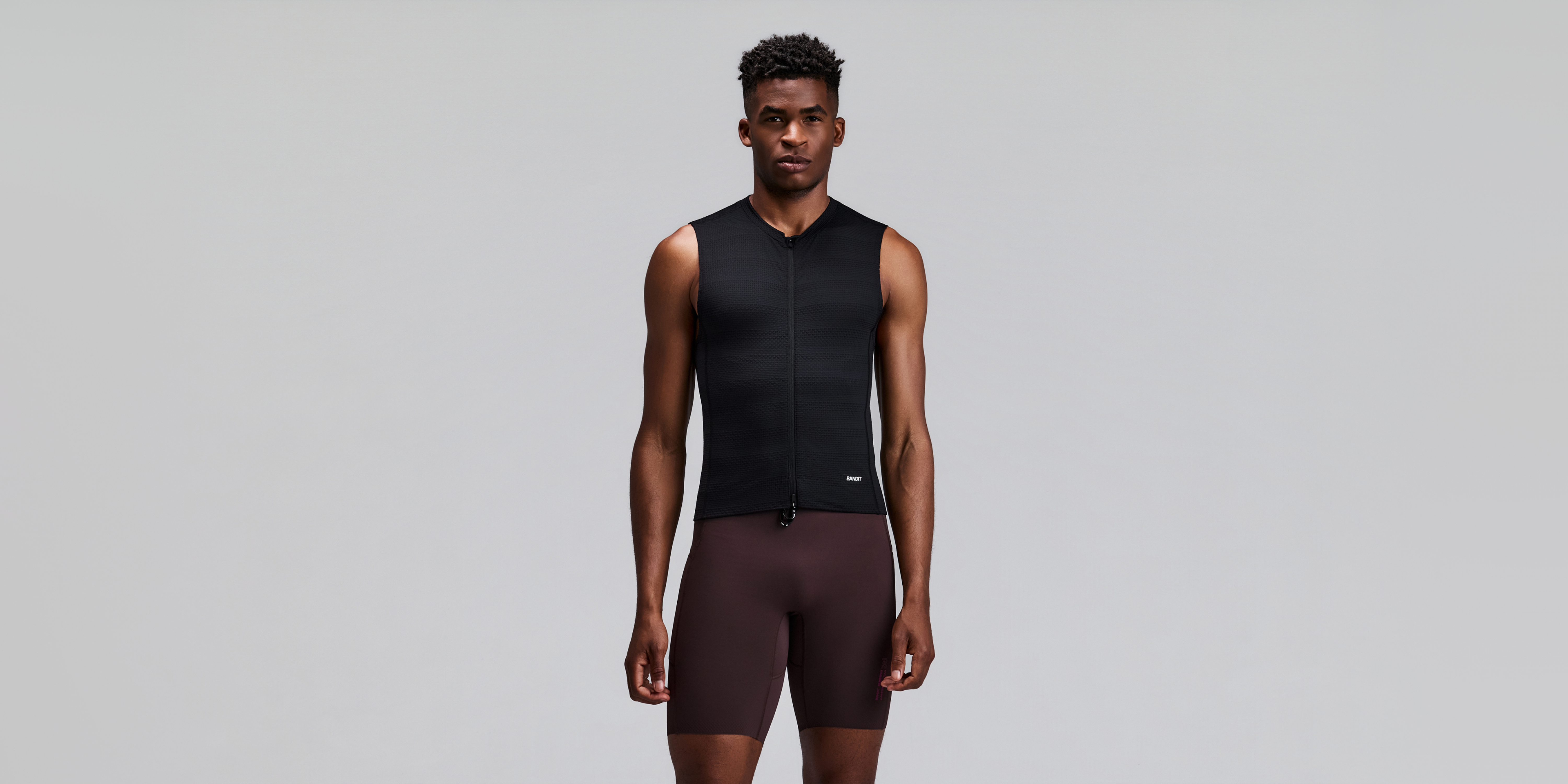 Men's AirKnit™ Distance Sleeveless Zip - Black