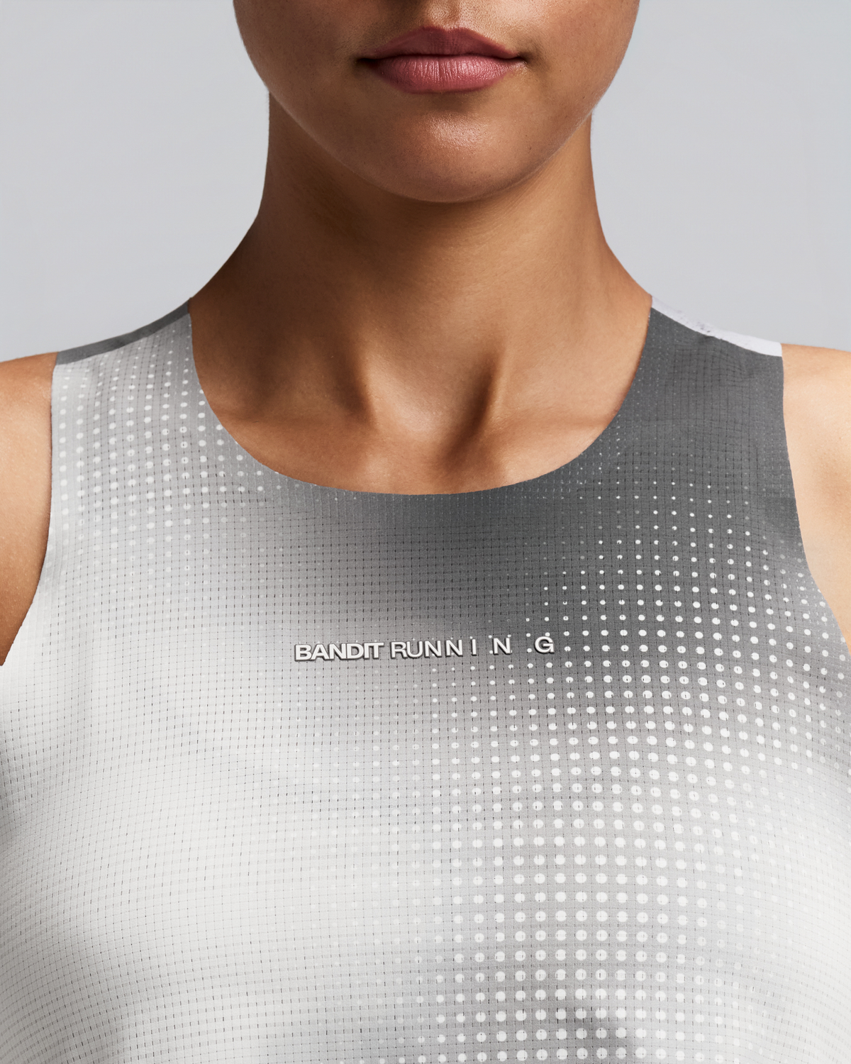 Women's CoolGrid™ Race Singlet - Slate Multi