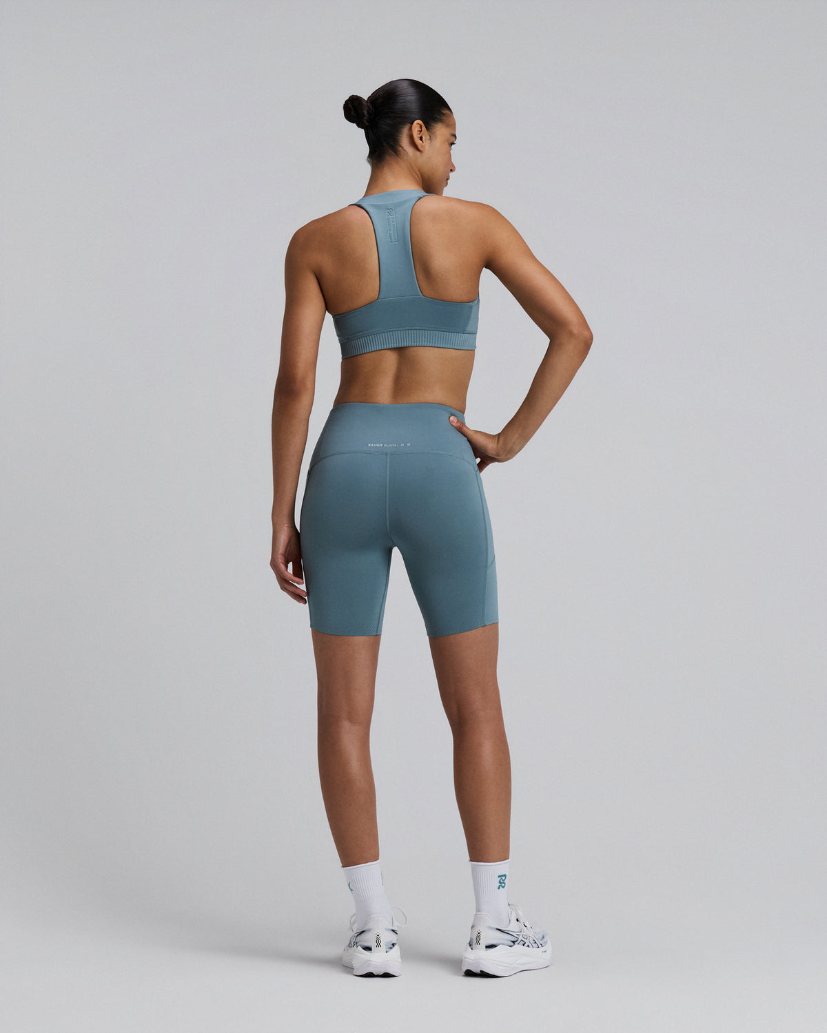Women's Stamina-V™ Square Neck Run Bra - Tranquil Blue