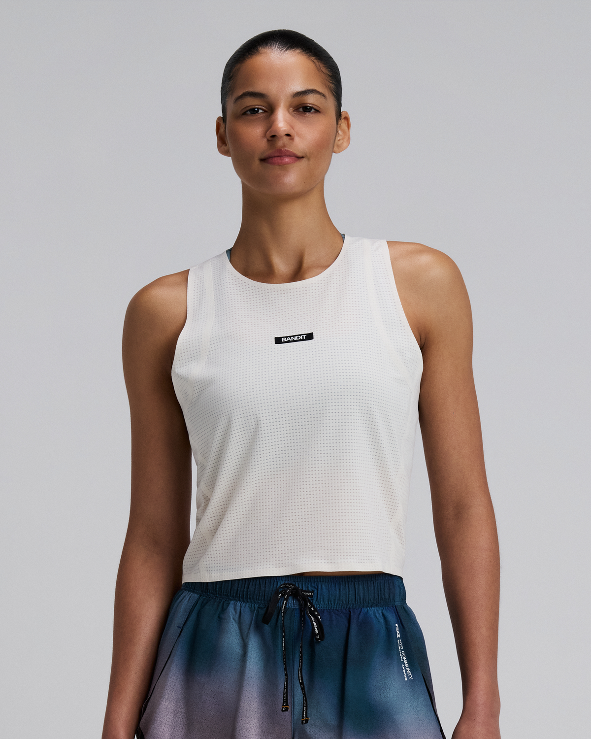 Women's GeoMesh™ Race Singlet - Cream