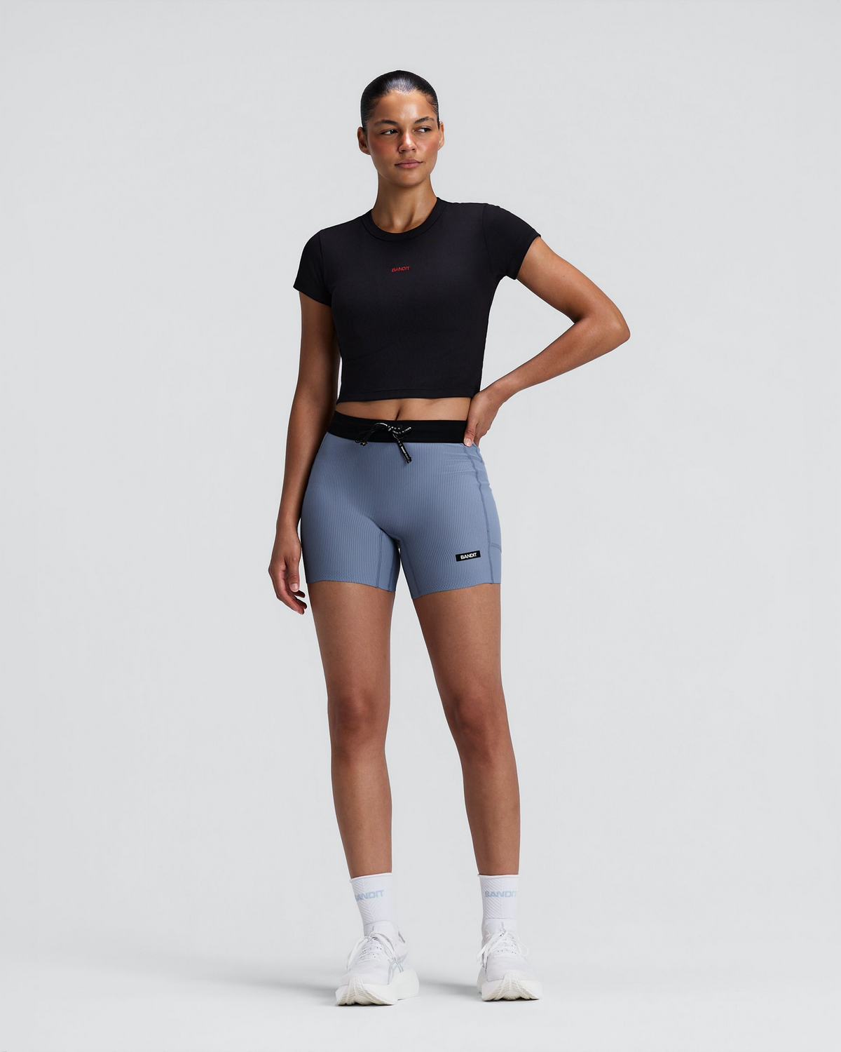 Women's Vituccia™ Cropped Performance Tee - Black