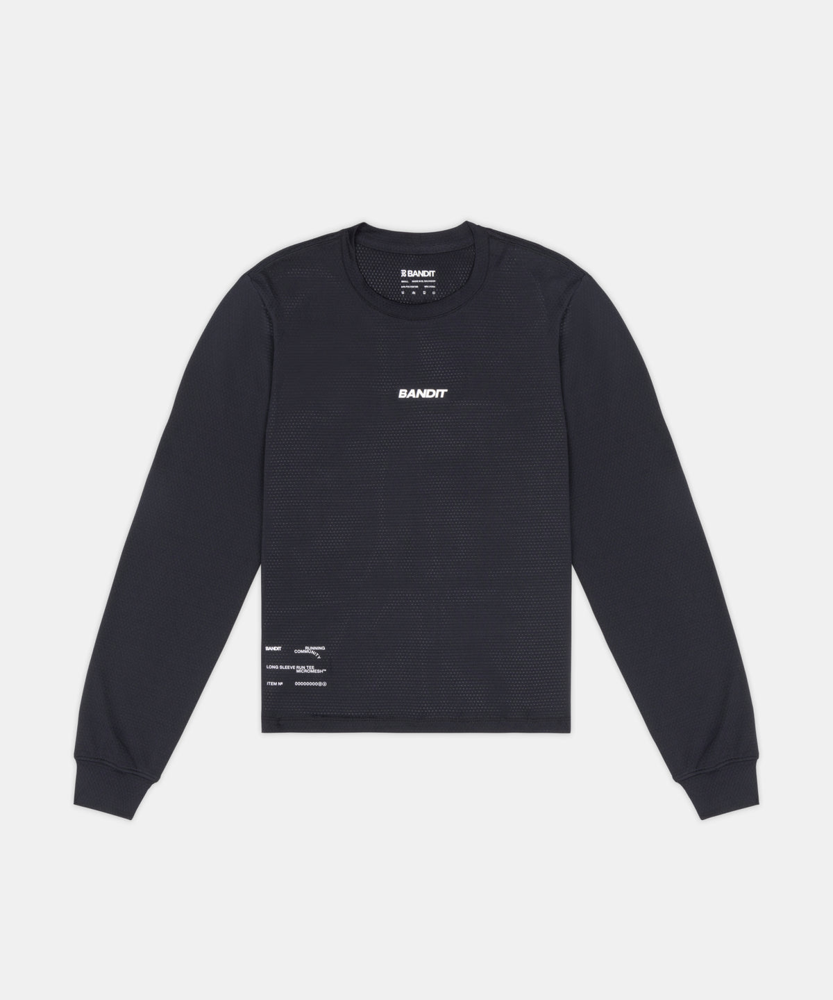 Women's Micromesh™ Long Sleeve Tee - Black