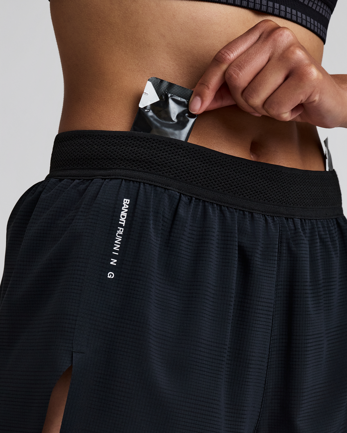 Women's CoolGrid™ 3" Split Shorts - Black