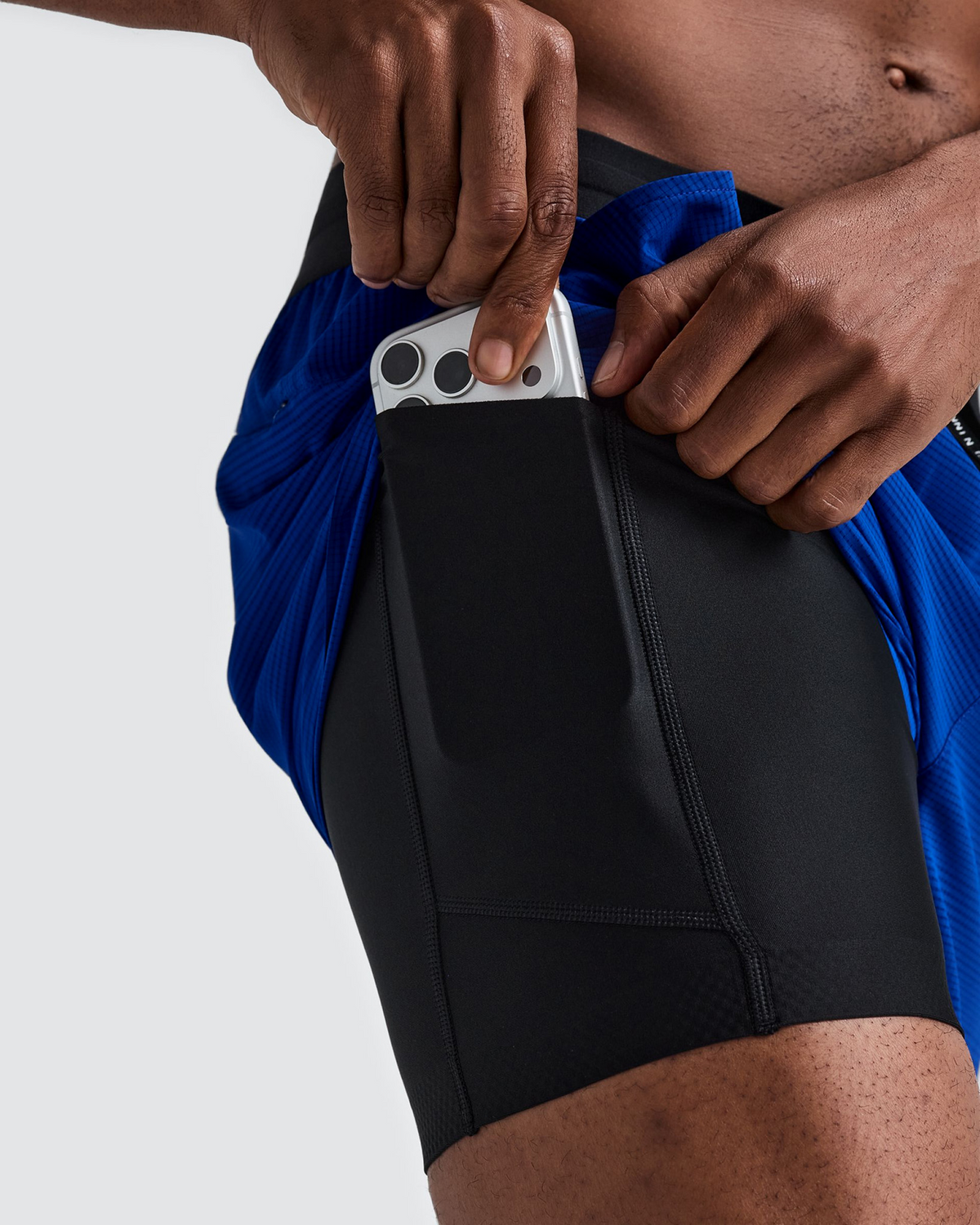Men's CoolGrid™ 5" Run Shorts - Bauhaus Blue
