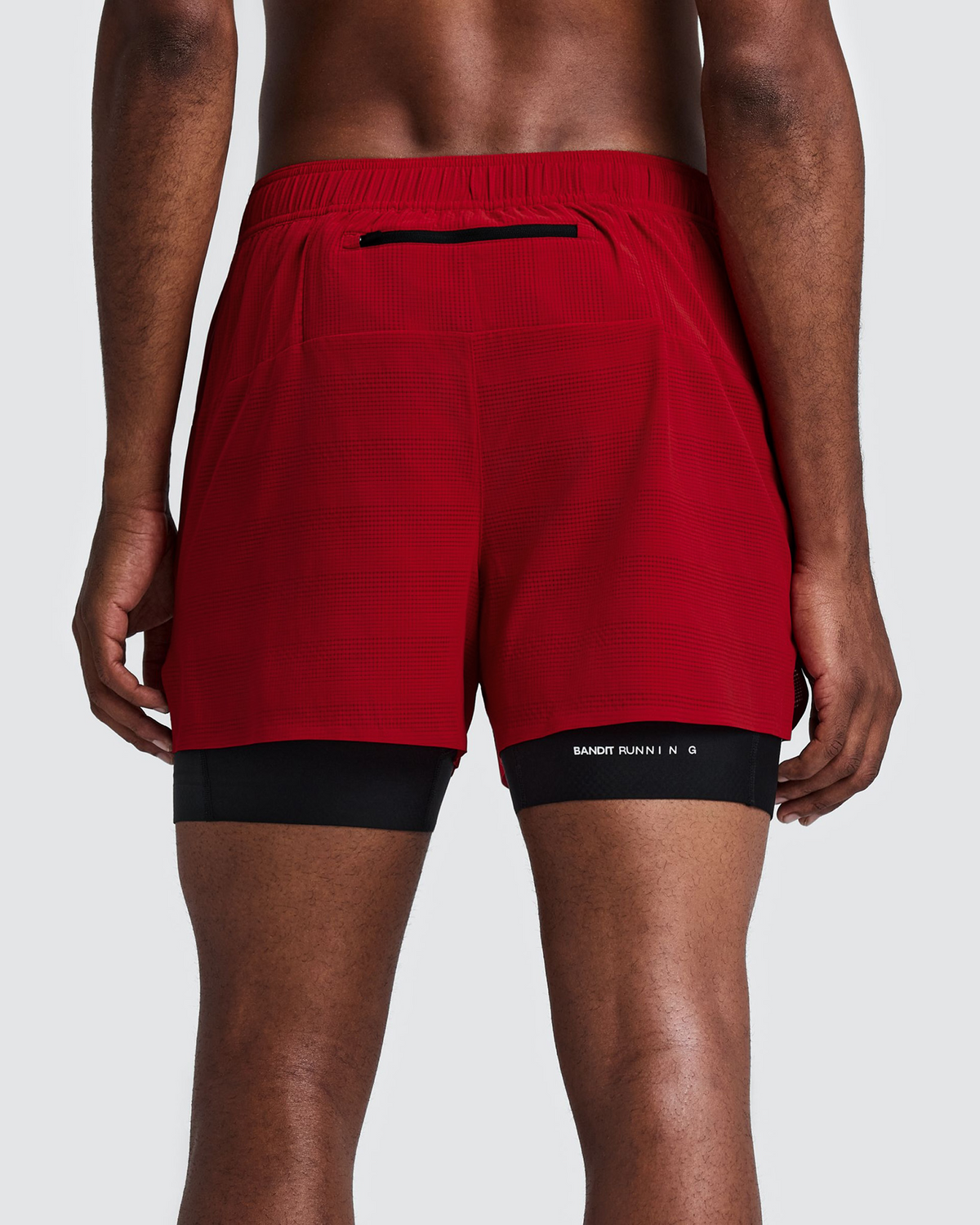 Men's CoolGrid™ 2-in-1 Run Shorts - Oxide Red
