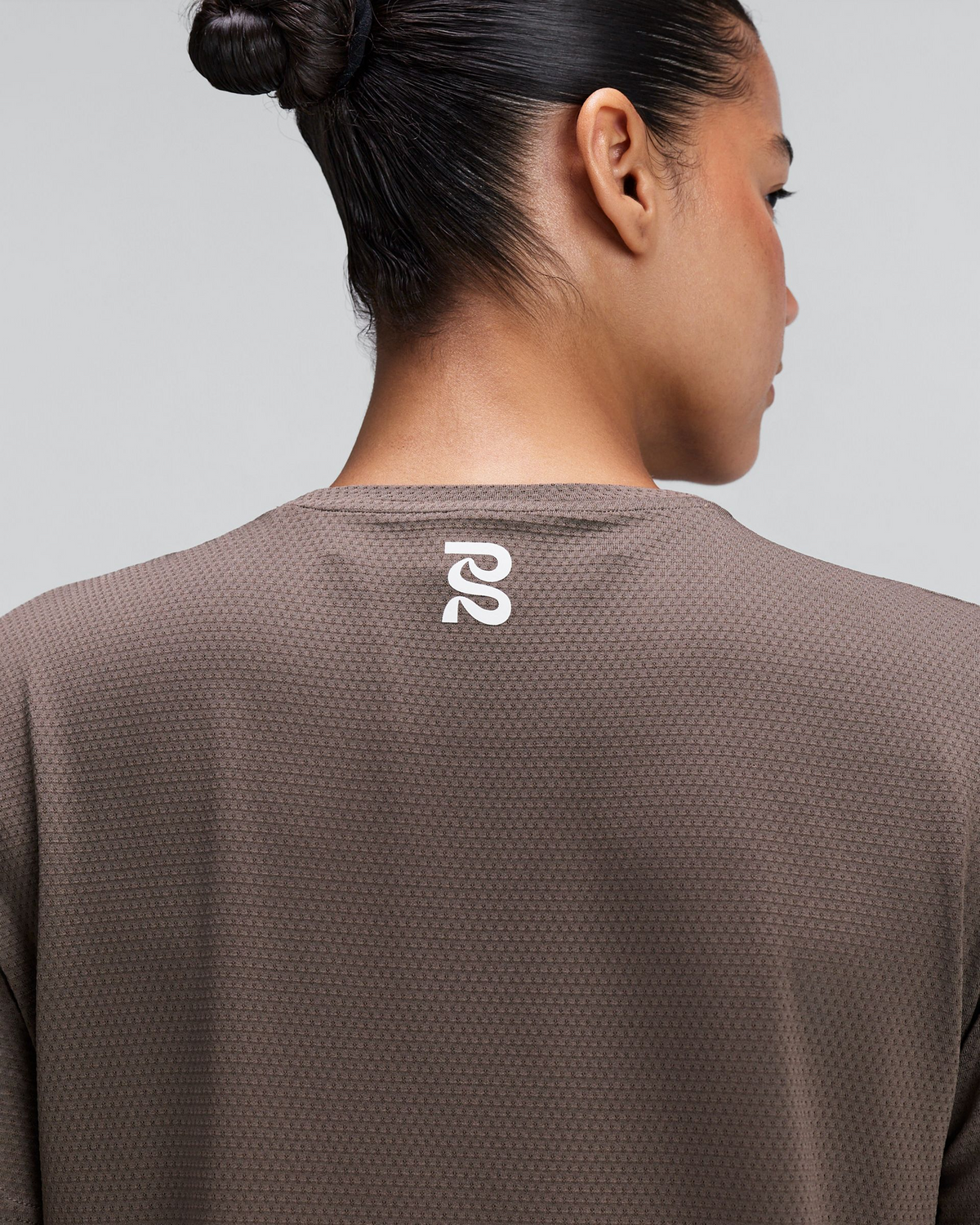Women's Micromesh™ Cropped Run Tee - Cocoa