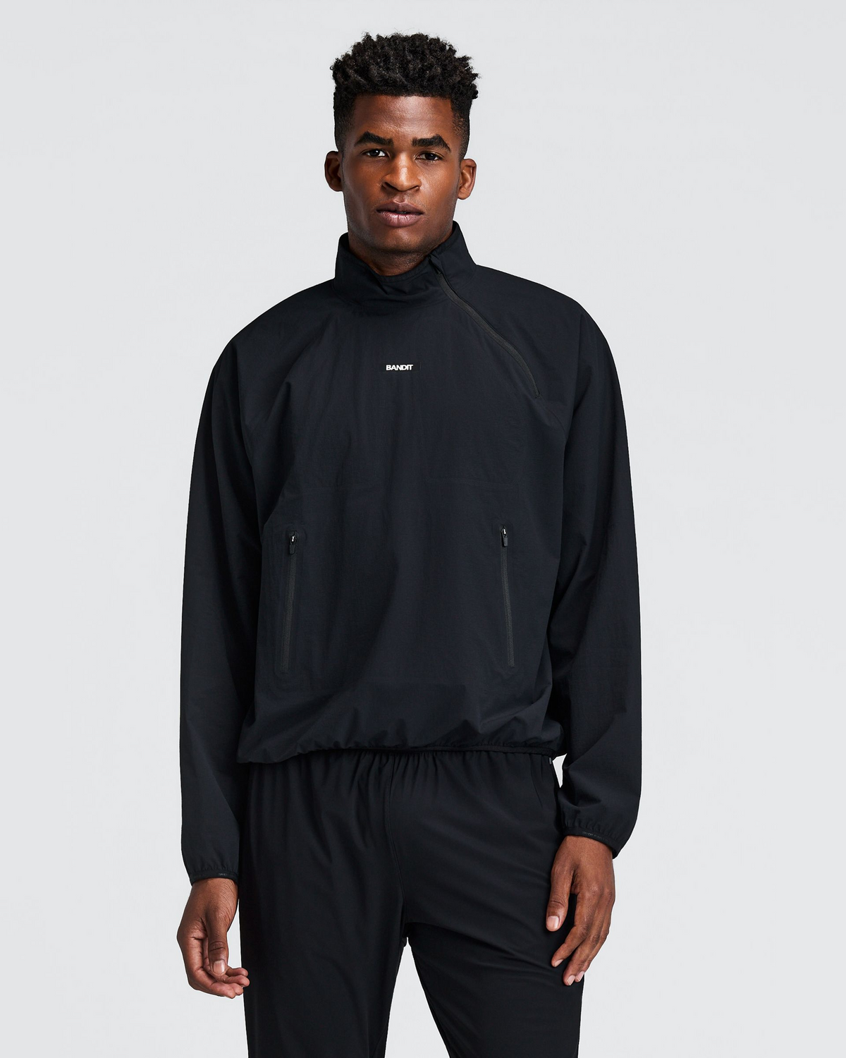 Men's Hitaishō™ Asymmetric Zip Pullover - Black