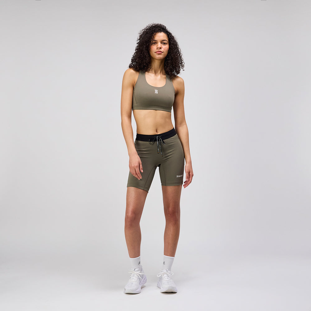 Stamina™ 7" Women's Compression Shorts - Fatigue
