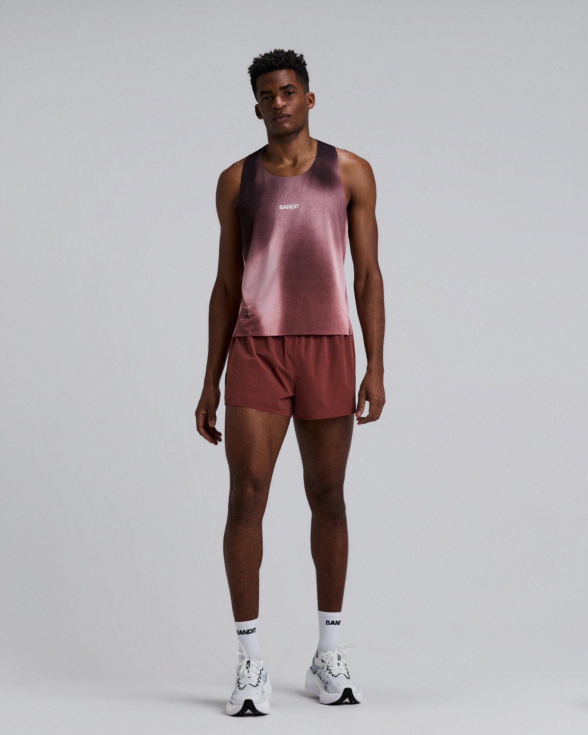 Men's Specter™ Shorty Race Singlet - Flow State Mahogany Multi