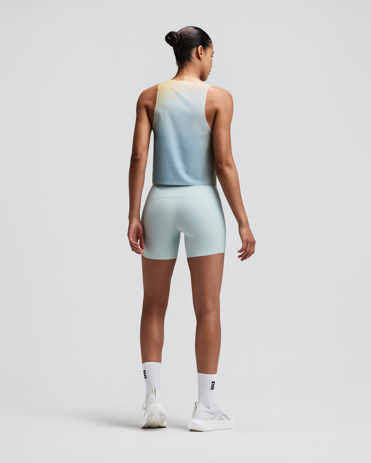 Women's CoolGrid™ Race Singlet - Lagoon Multi