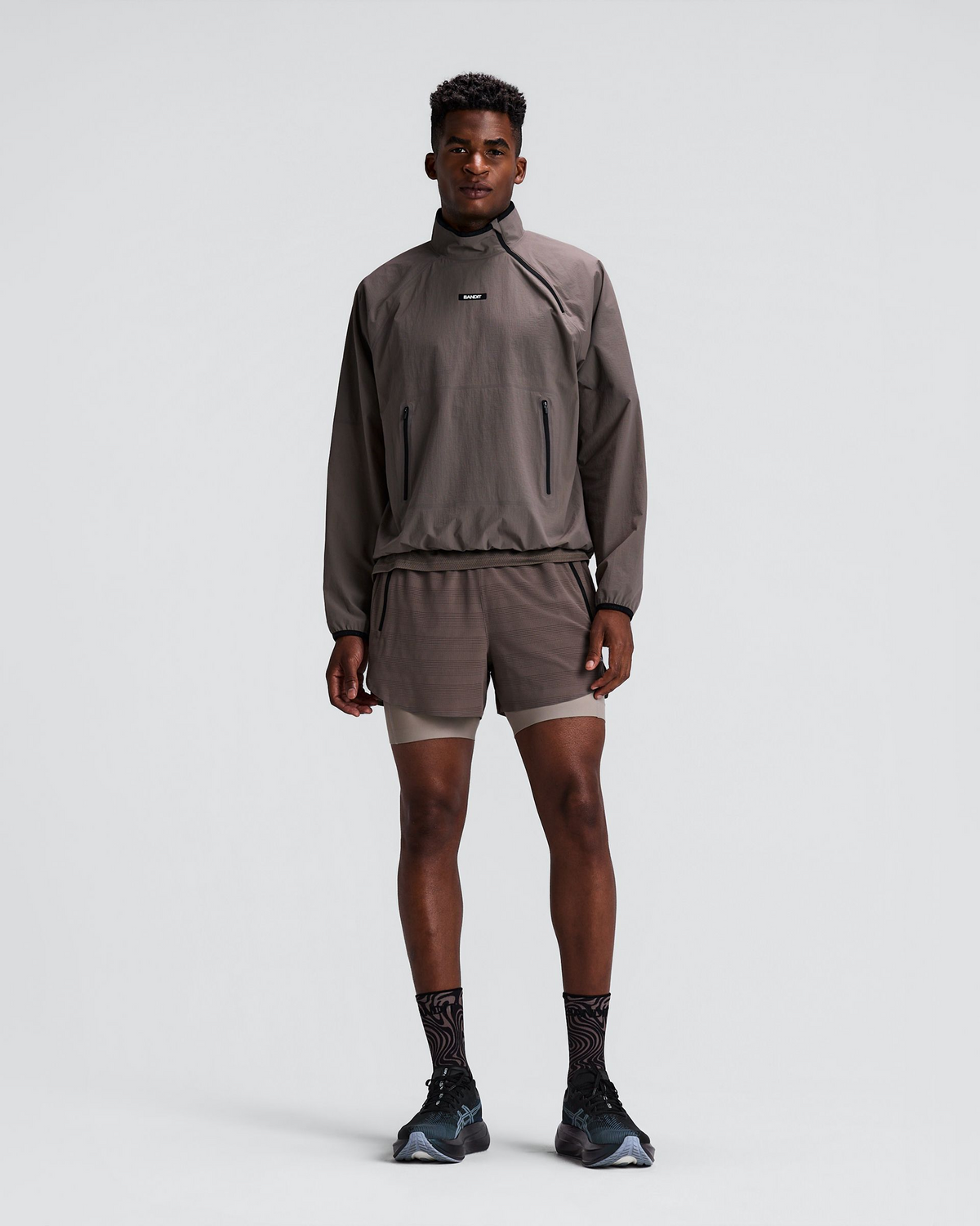 Men's Hitaishō™ Asymmetric Zip Pullover - Cocoa