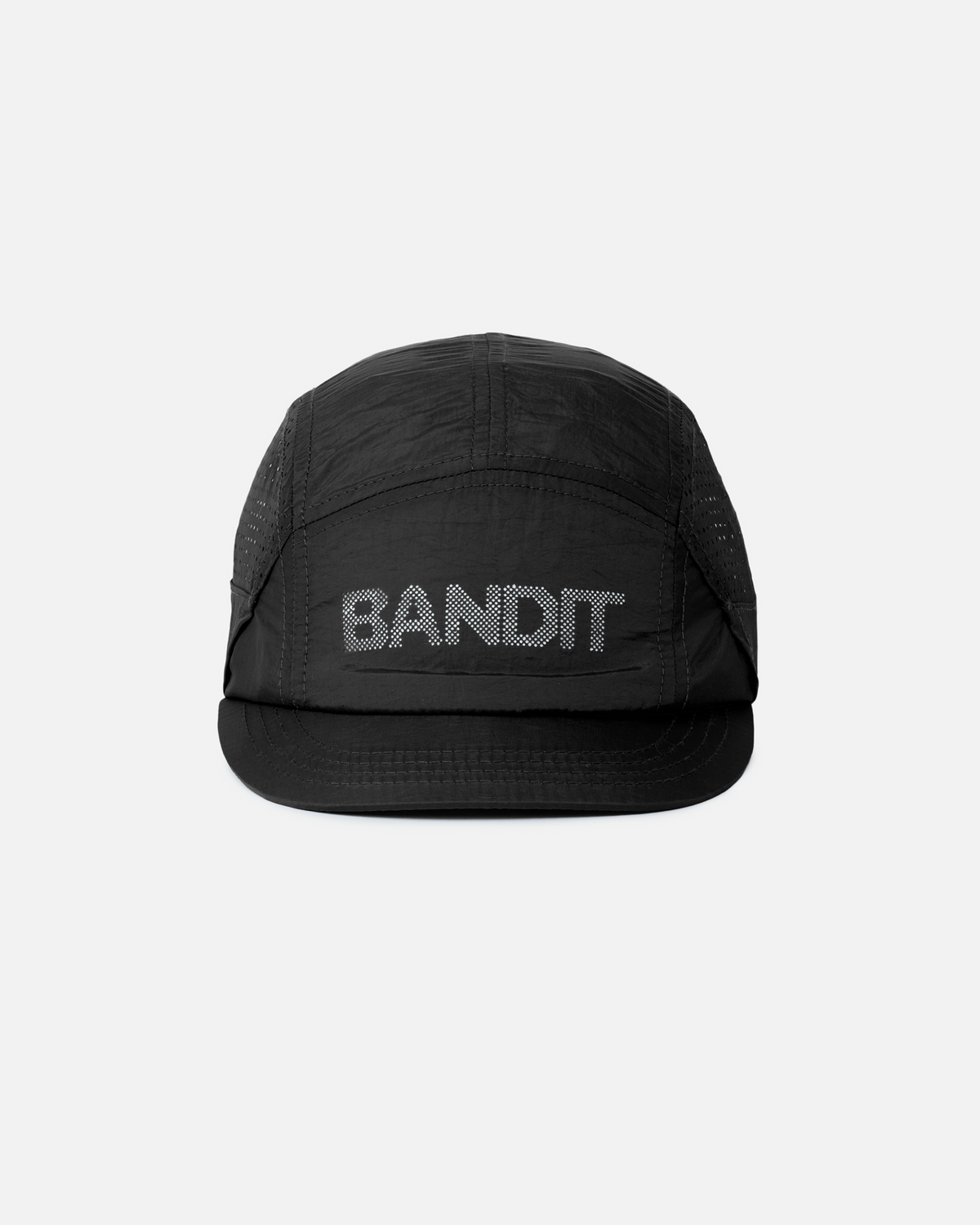 Nylon HumoFit™ Run Hat with Sunglasses Holder - Black