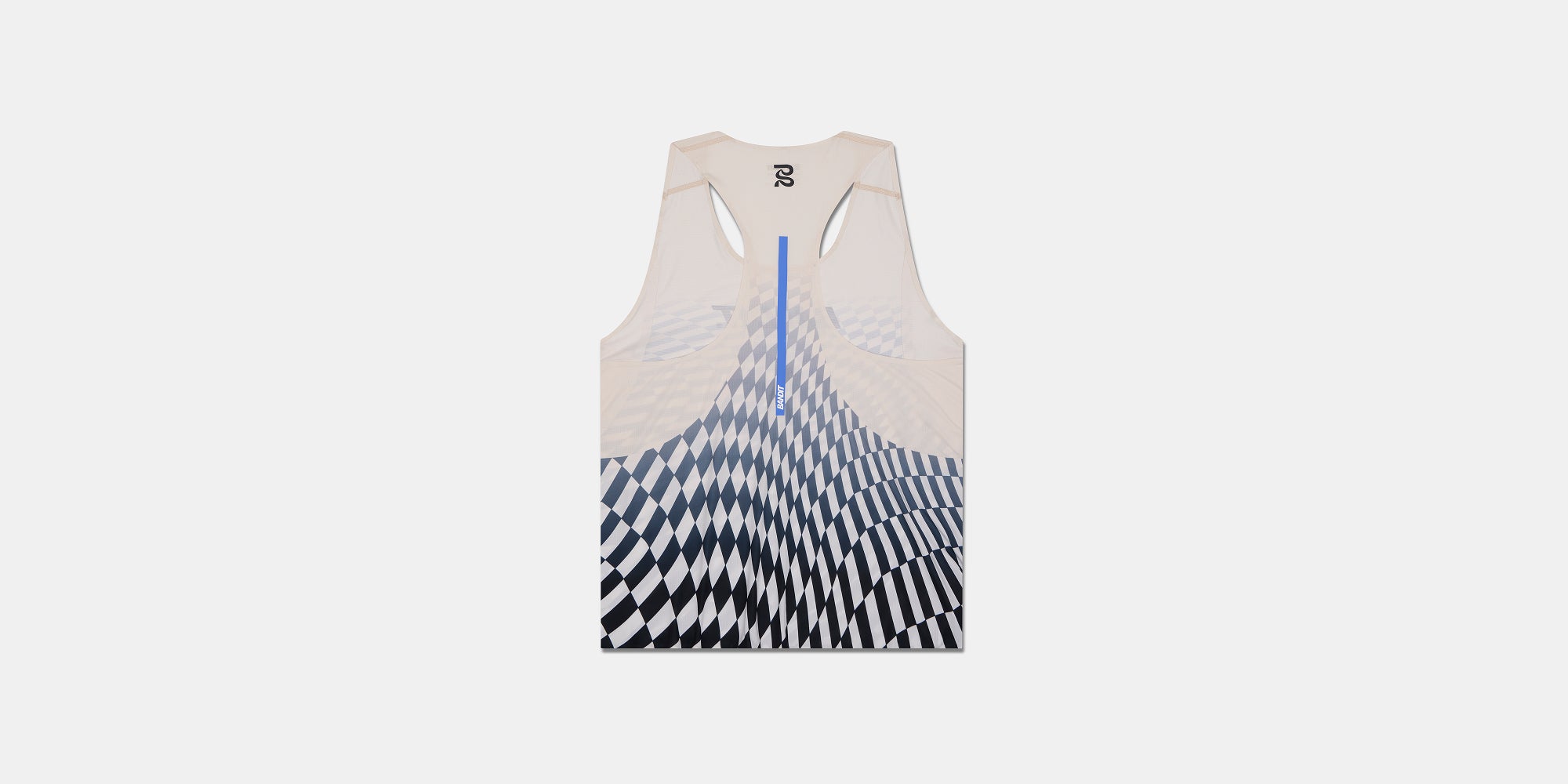 Drift™ Mosaic Racing Singlet - Black with Chalk