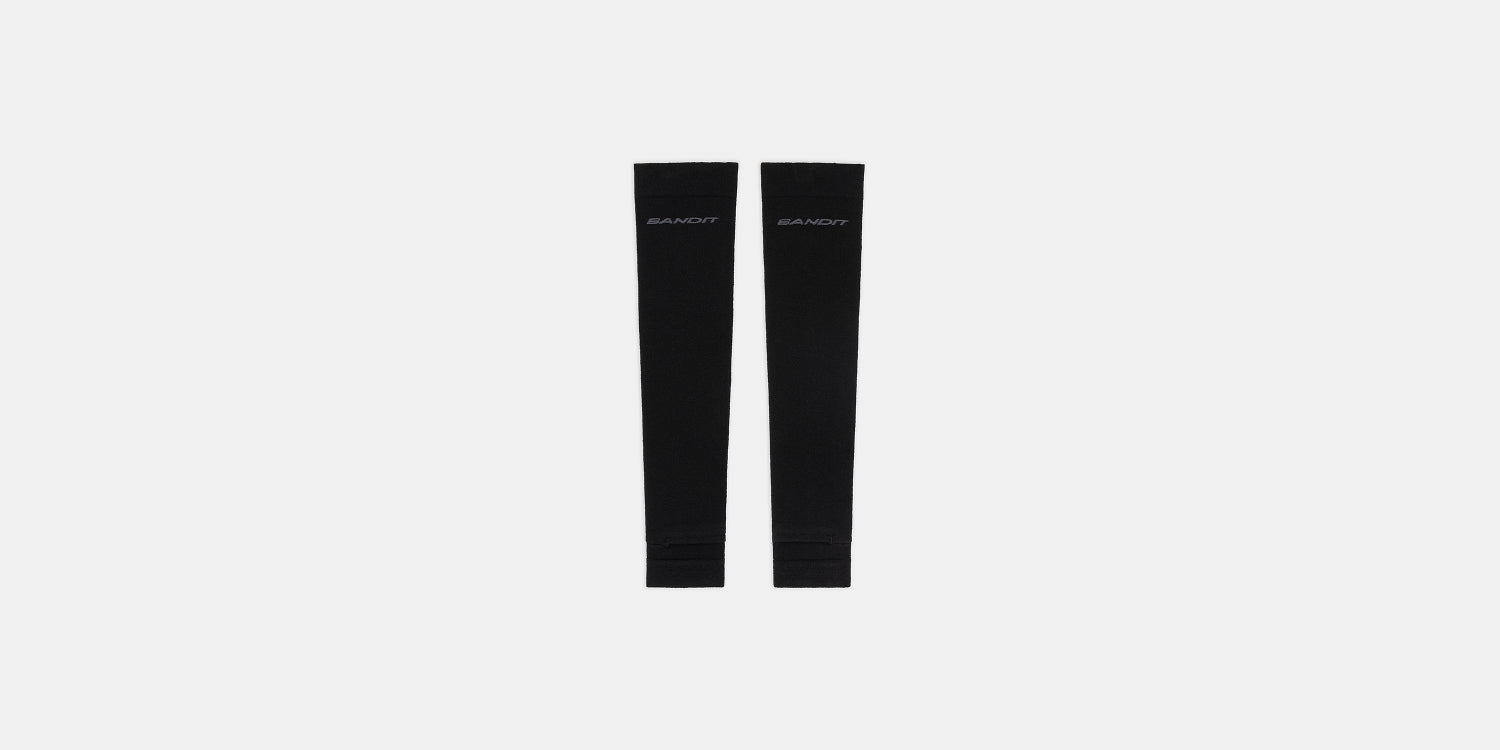 Seamless Merino Compression Sleeves - Black