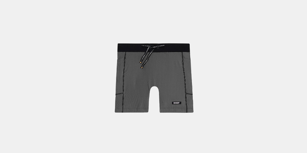 Striped Cadence™ 5" Compression - Black with Chalk