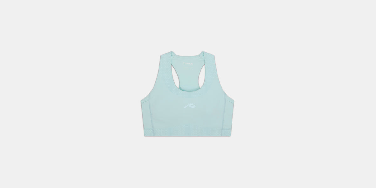 Stamina™ Scoop Neck Run Bra - Minty Blue