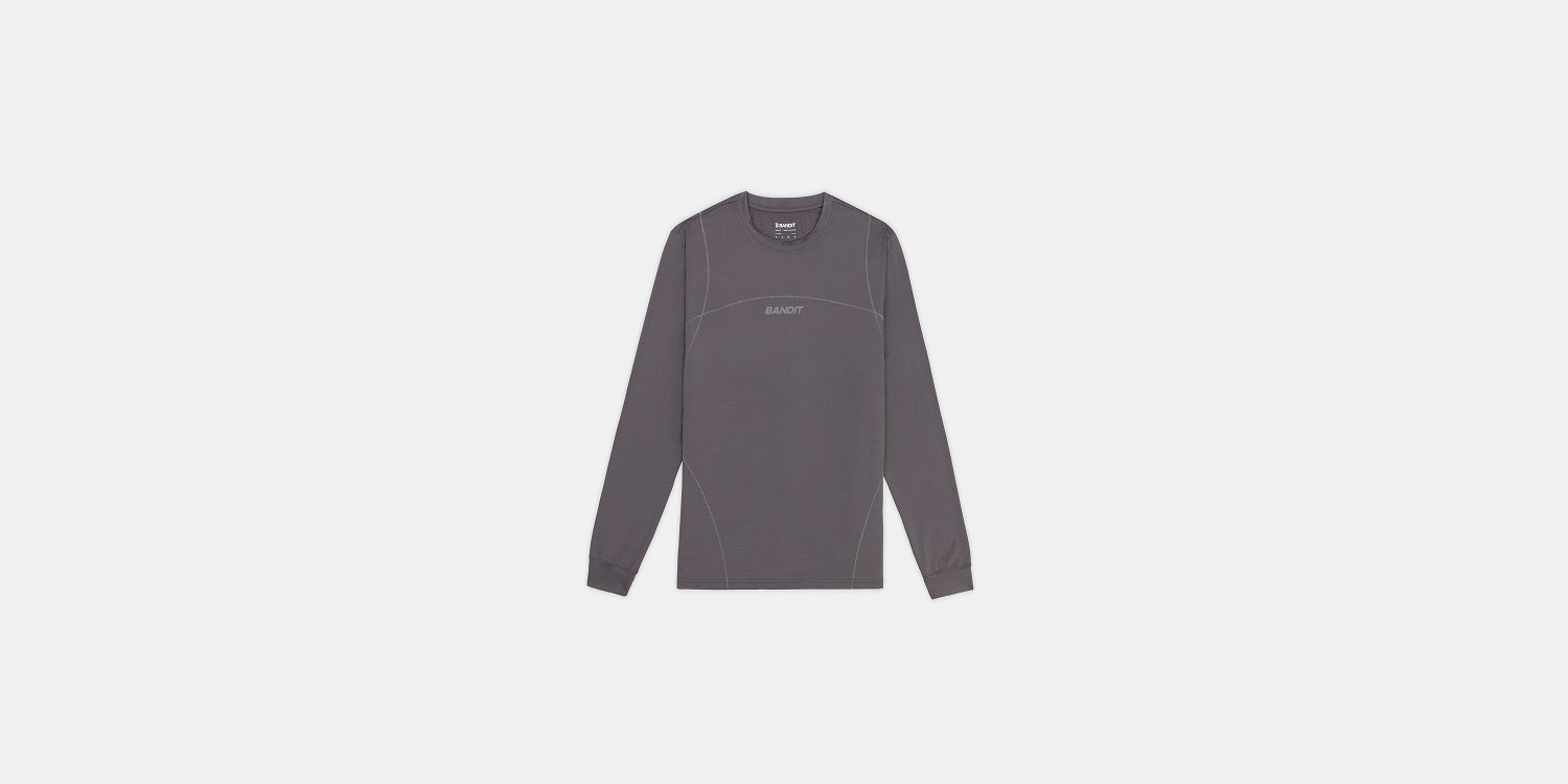 Men's Micromesh™ Reflecto Stitch™ Long Sleeve Tee - Haze