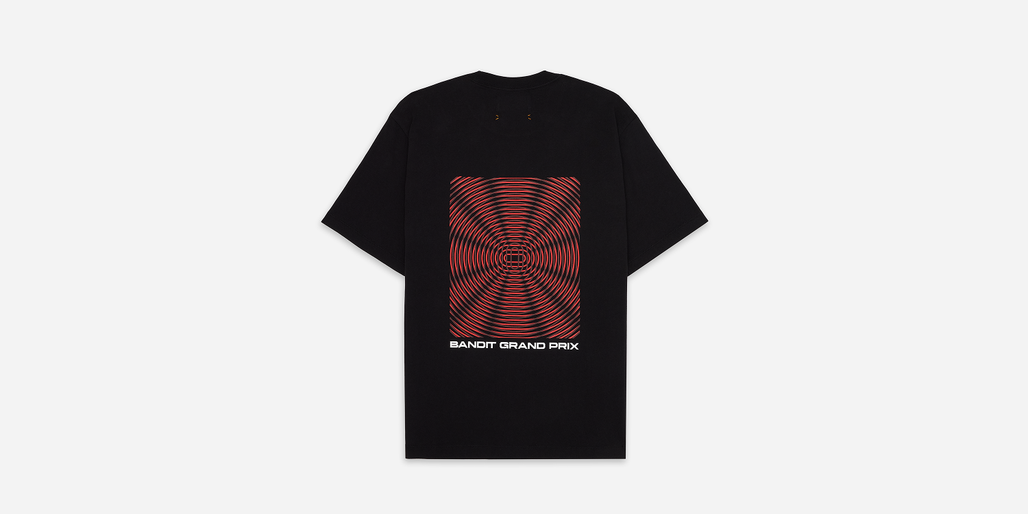 Bandit Grand Prix "Formula Run" Cotton Tee - Black