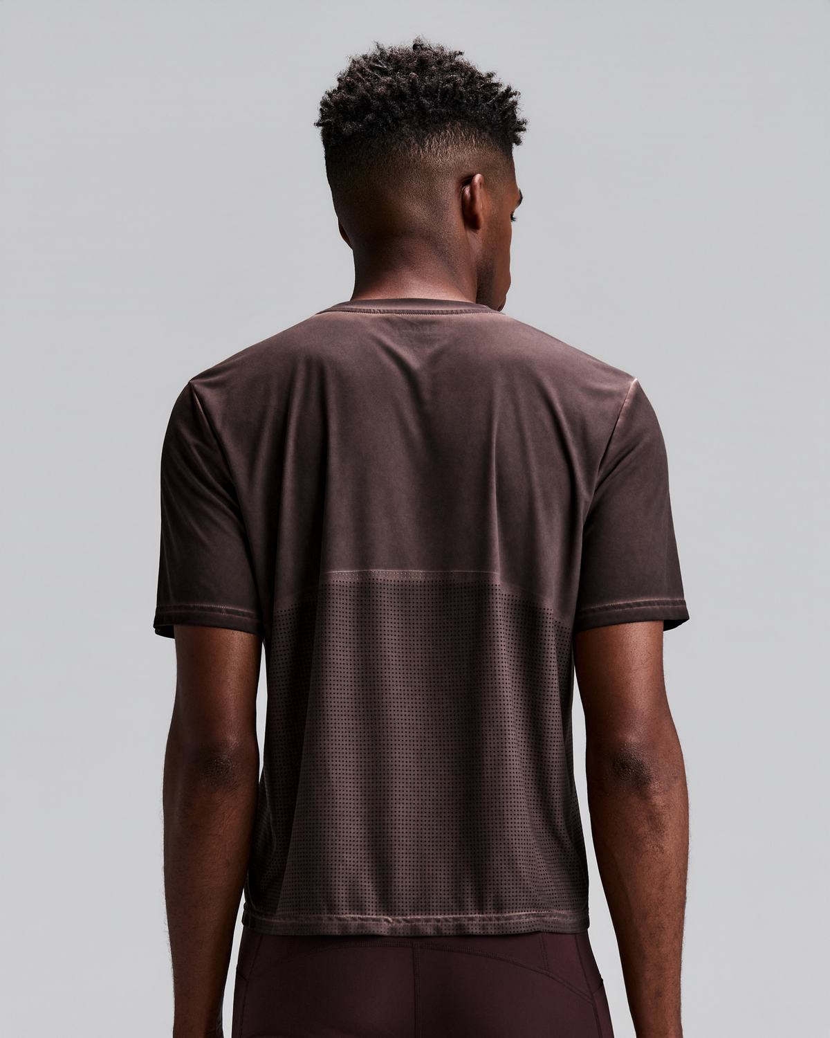 Men's FrioSoft™ Perforated Box Tee - Espresso