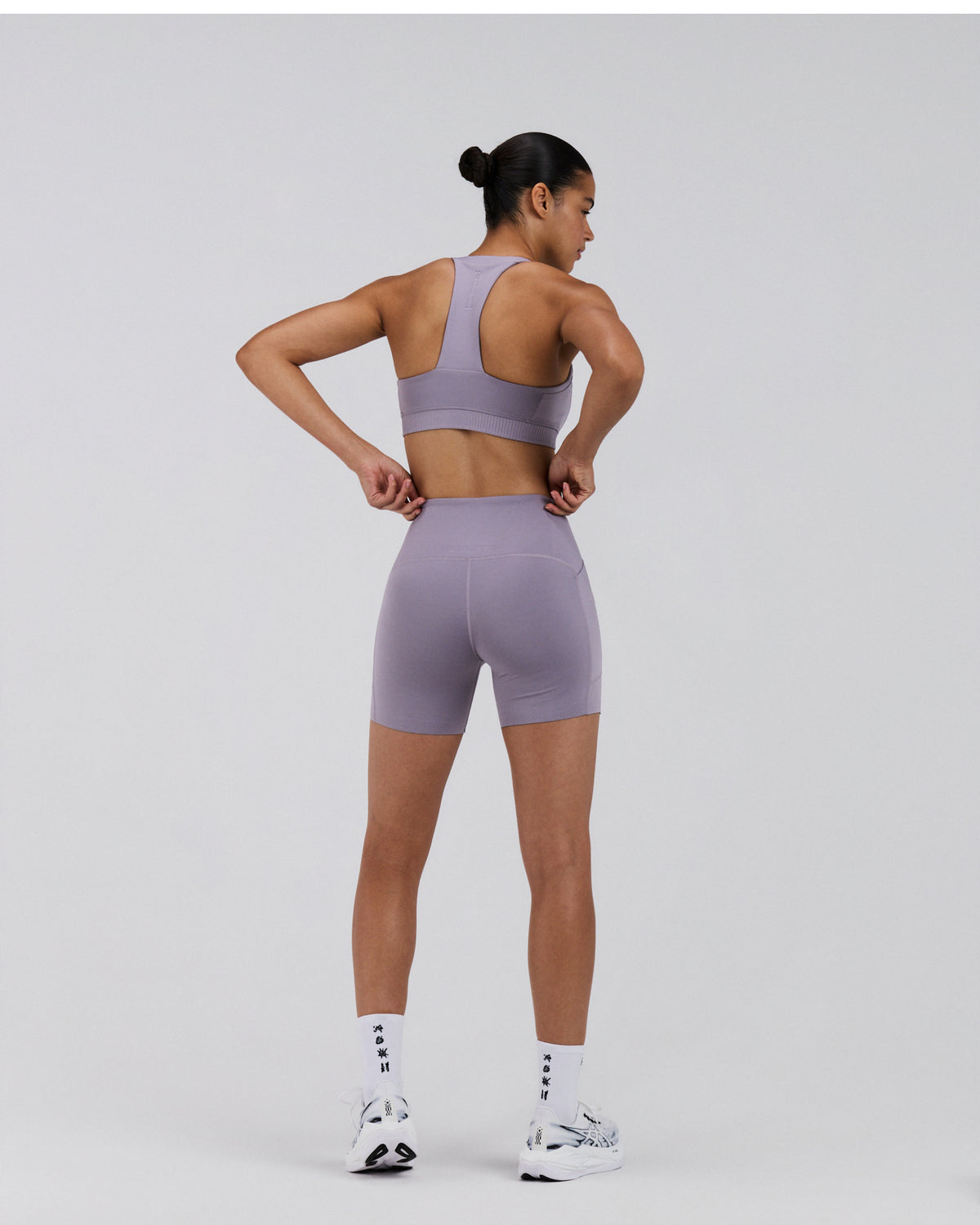 Women's Stamina-V™ Square Neck Run Bra - Violet Fog