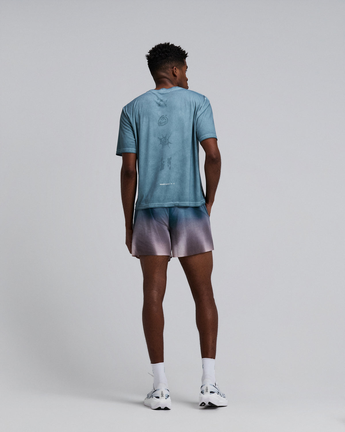 Men's FrioSoft™ Performance Box Tee - Tranquil Blue SaltFade™