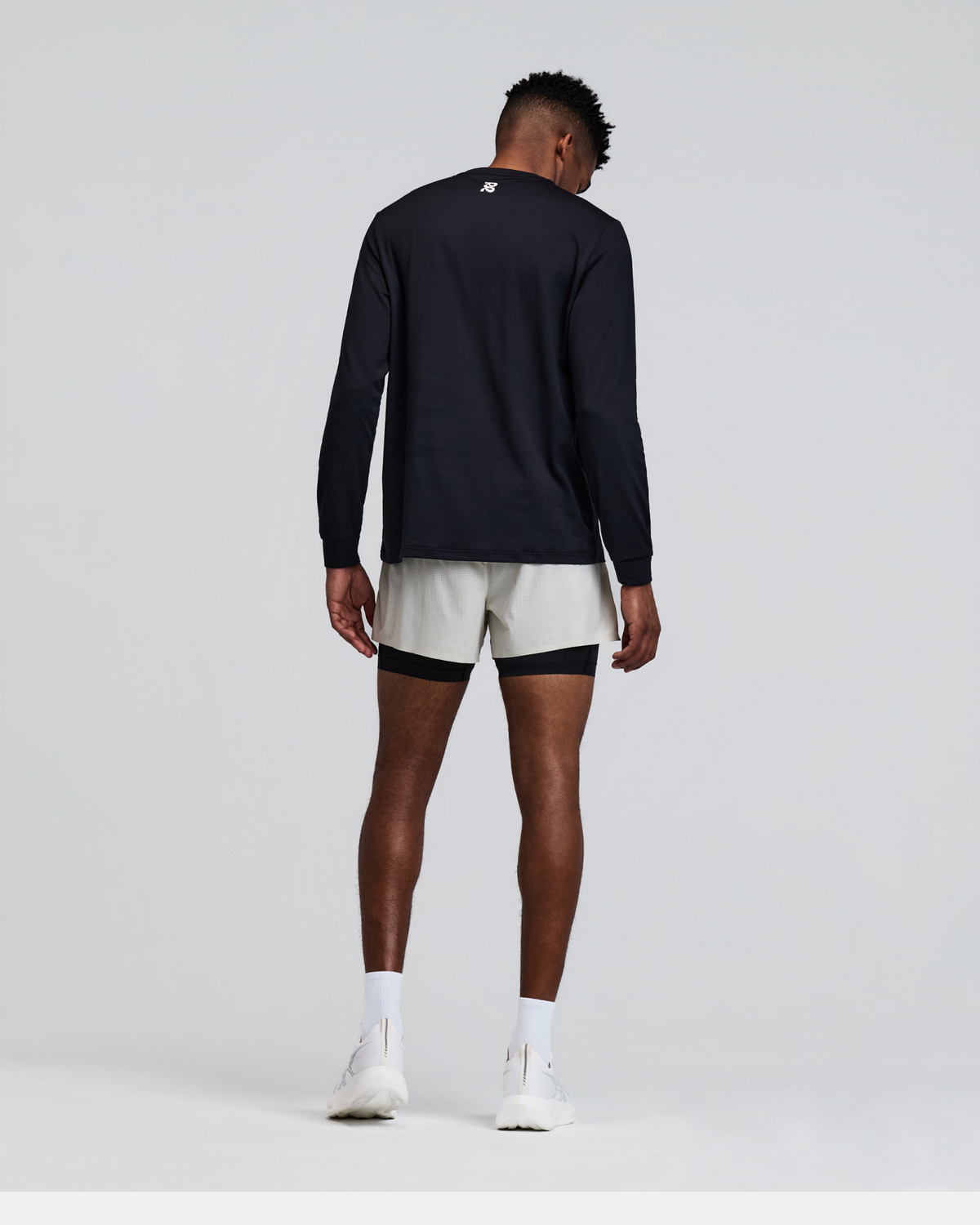 Unisex Micromesh™ Long Sleeve Performance Tee - Black