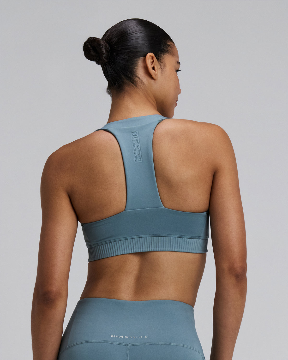 Women's Stamina-V™ Square Neck Run Bra - Tranquil Blue