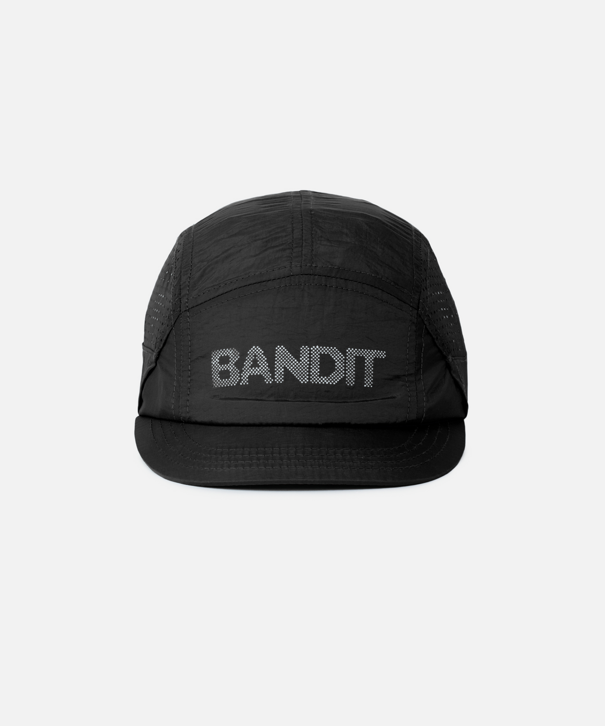 Nylon HumoFit™ Run Hat with Sunglasses Holder - Black