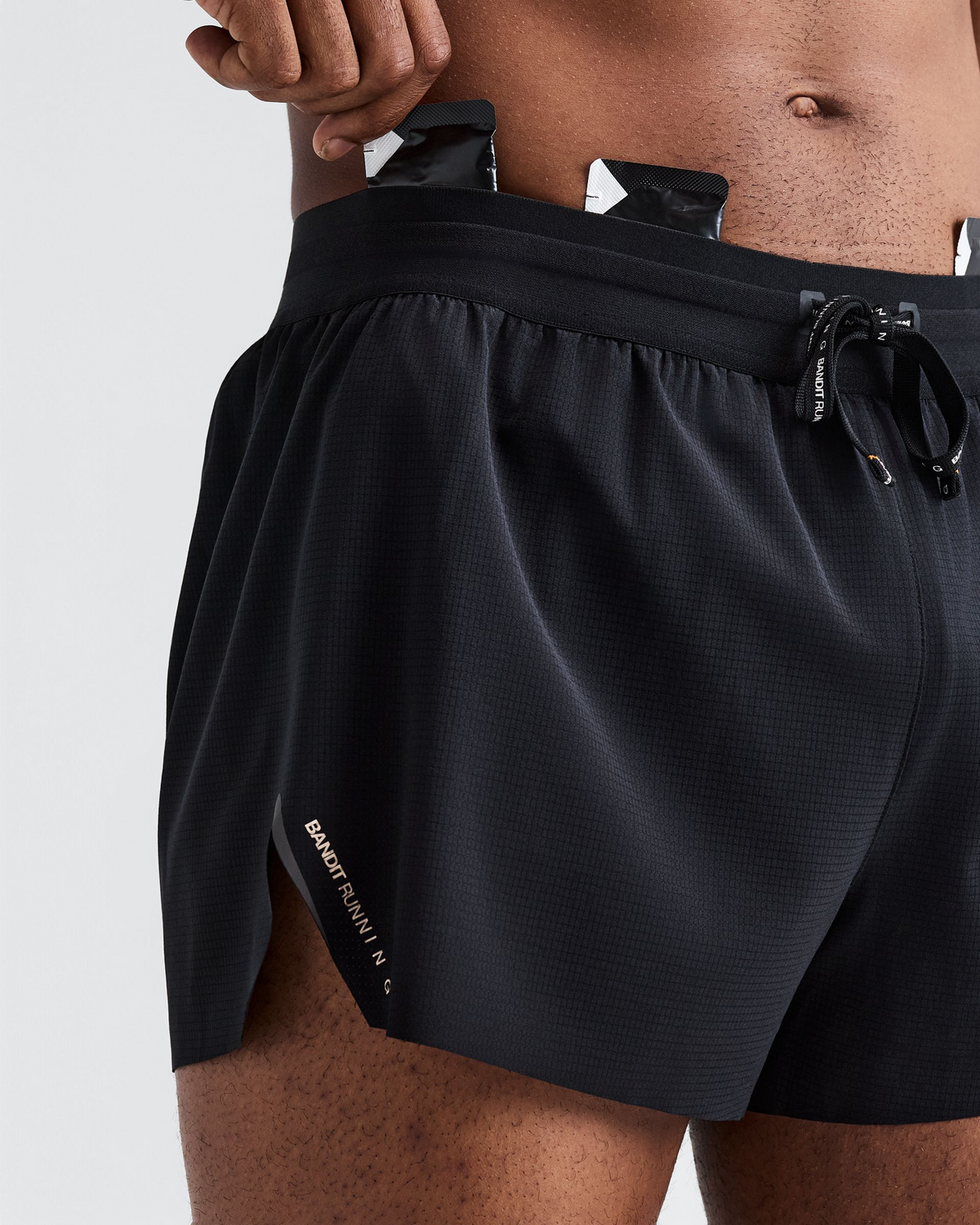 Men's RipSpeed™ 3" Split Shorts - Black