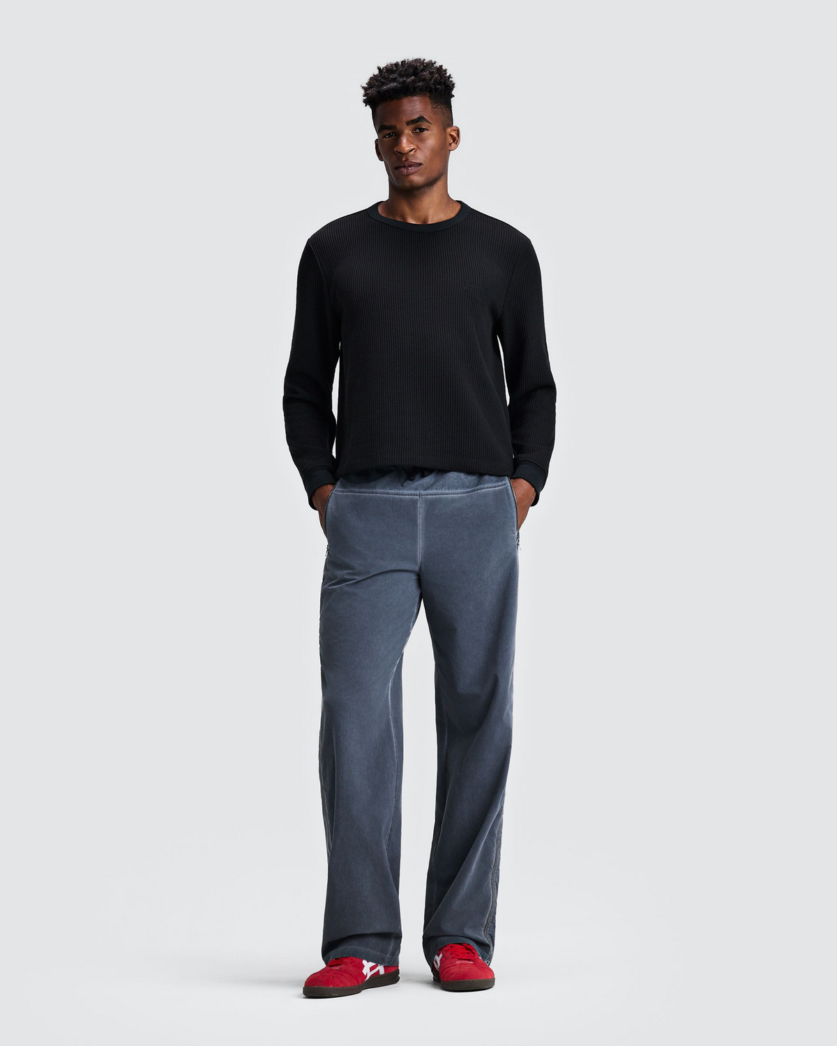 Men's Polartec® Waffle Long Sleeve - Black