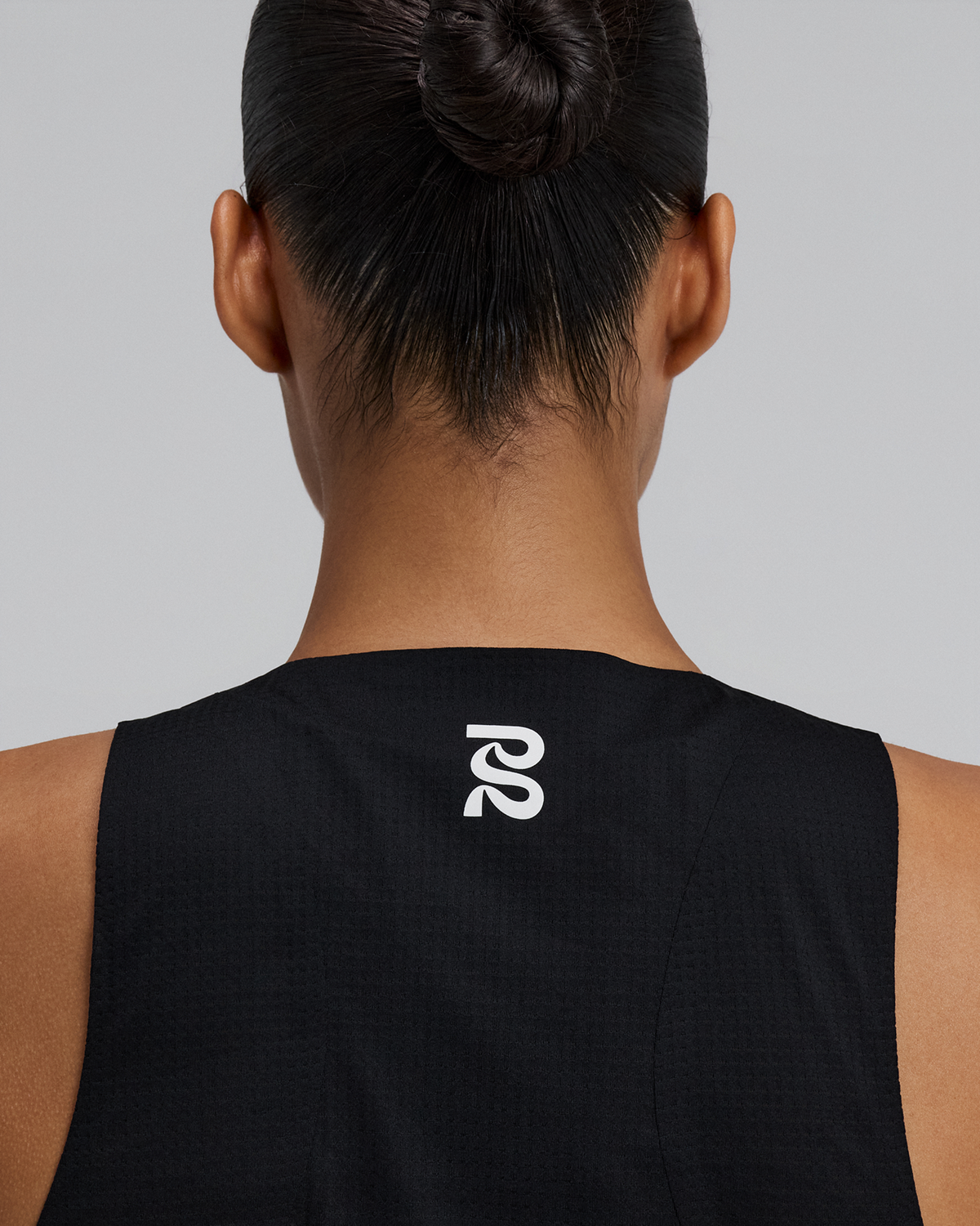 Women's GeoMesh™ Race Singlet - Black