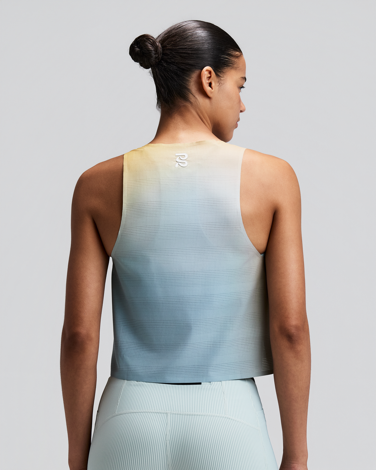 Women's CoolGrid™ Race Singlet - Lagoon Multi