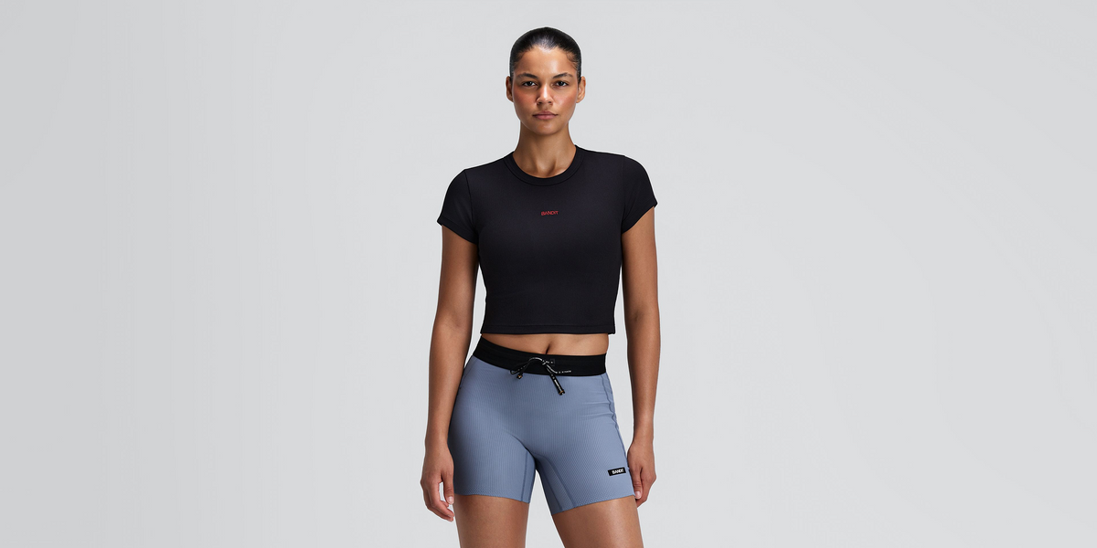 Women's Vituccia™ Cropped Performance Tee - Black