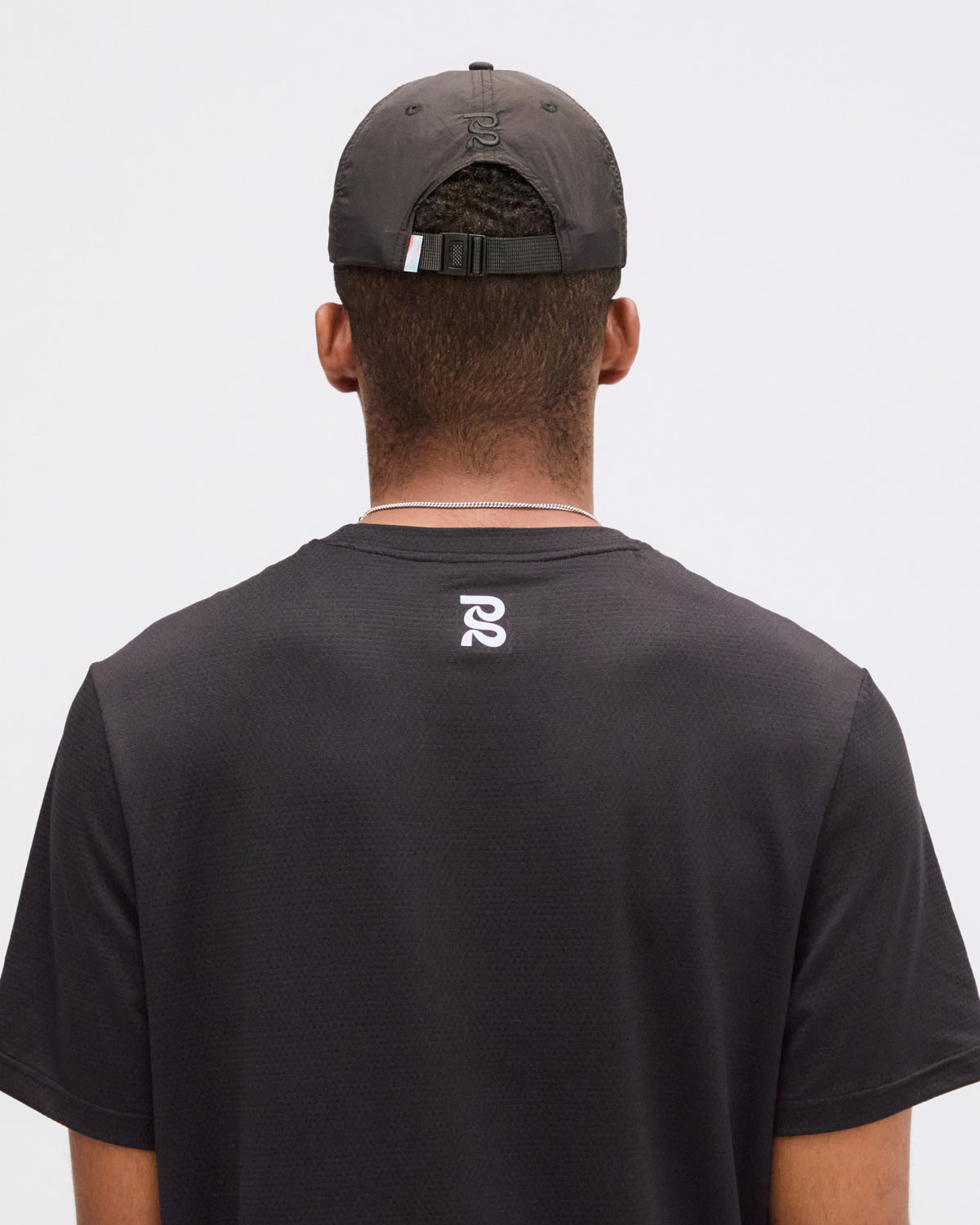 Embroidered Bandit Nylon Dad Hat - Black