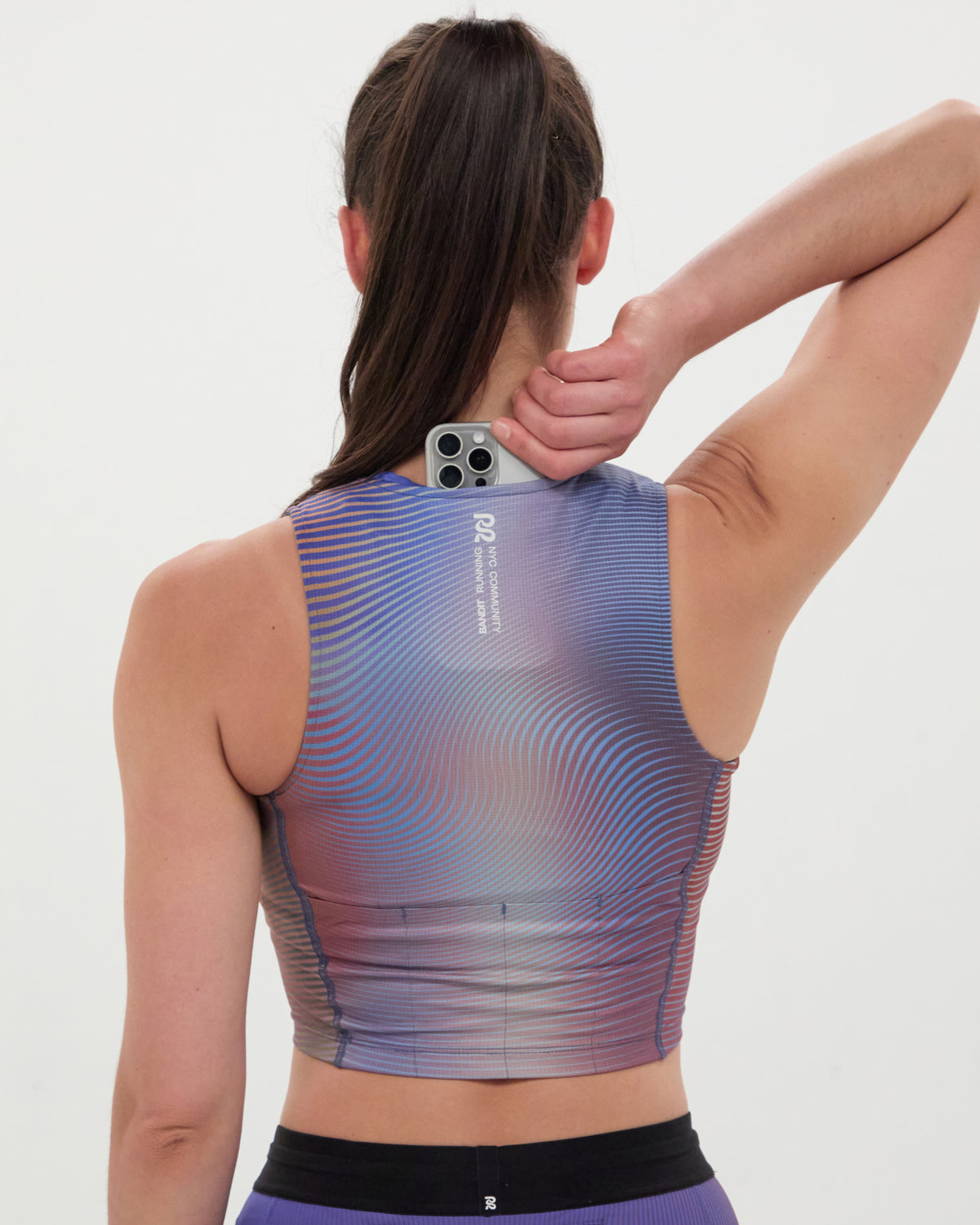 Ares™ Zip Front Race Crop - Gradient Rust