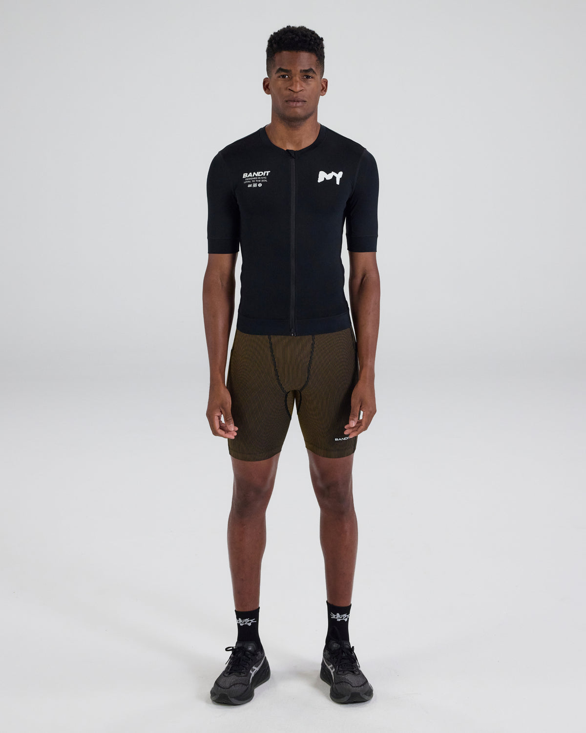 Ares™ Two-Way Zip Performance Tee - Black