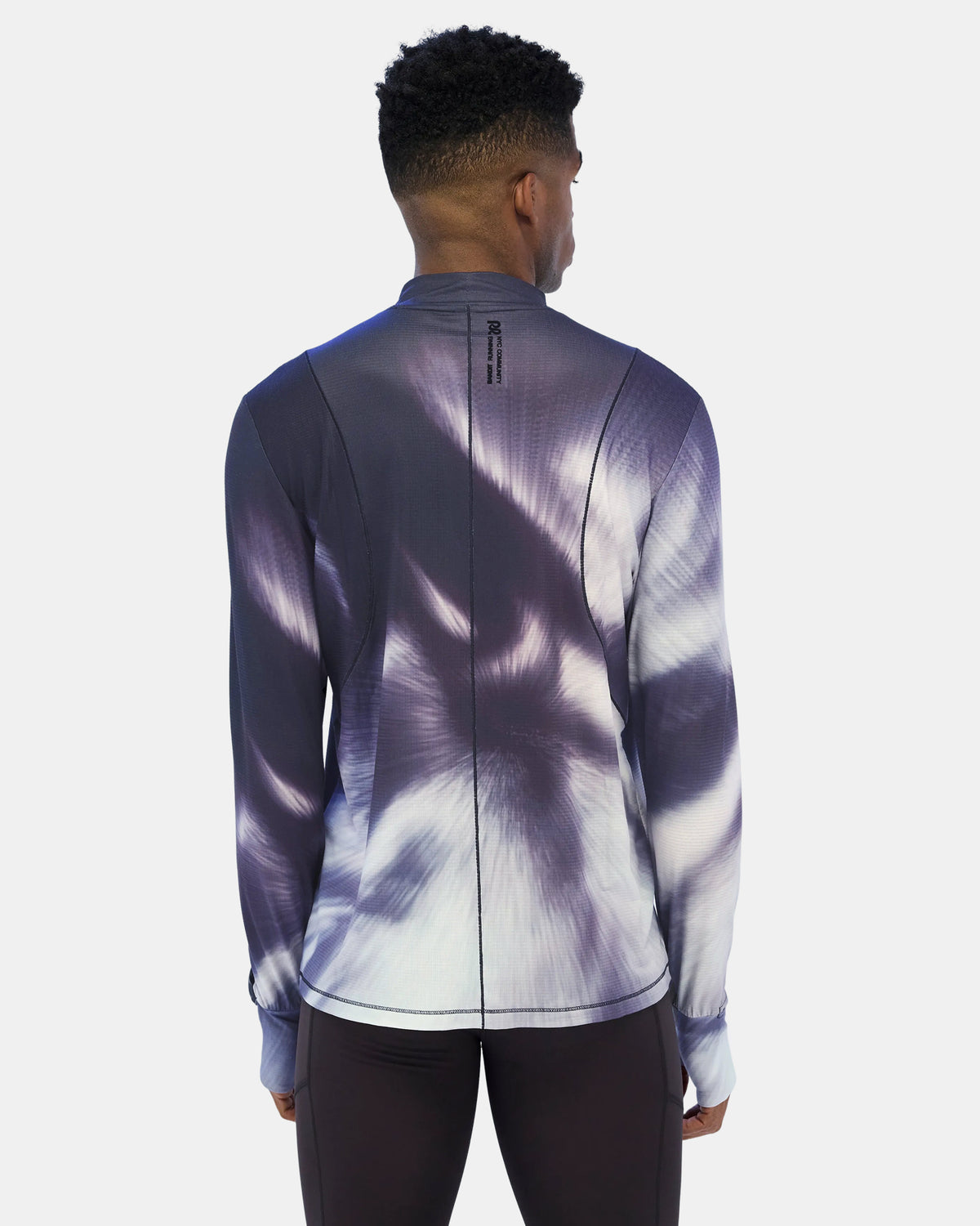 Men's AuraGrid™ Mockneck Long Sleeve - Haze Multi