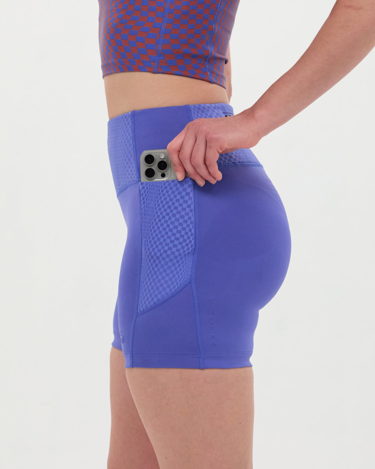 Stamina™ High Waist 5" Compression - Deep Peri Blue