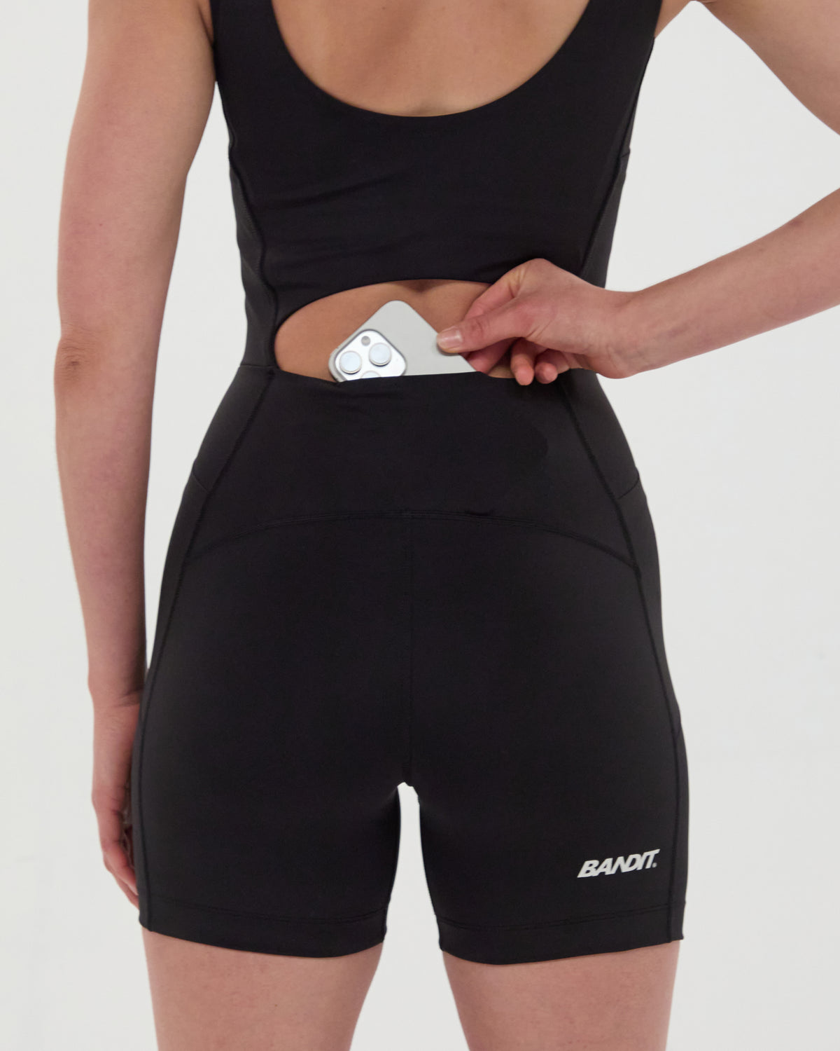 Stamina™ Square Neck One Piece - Black