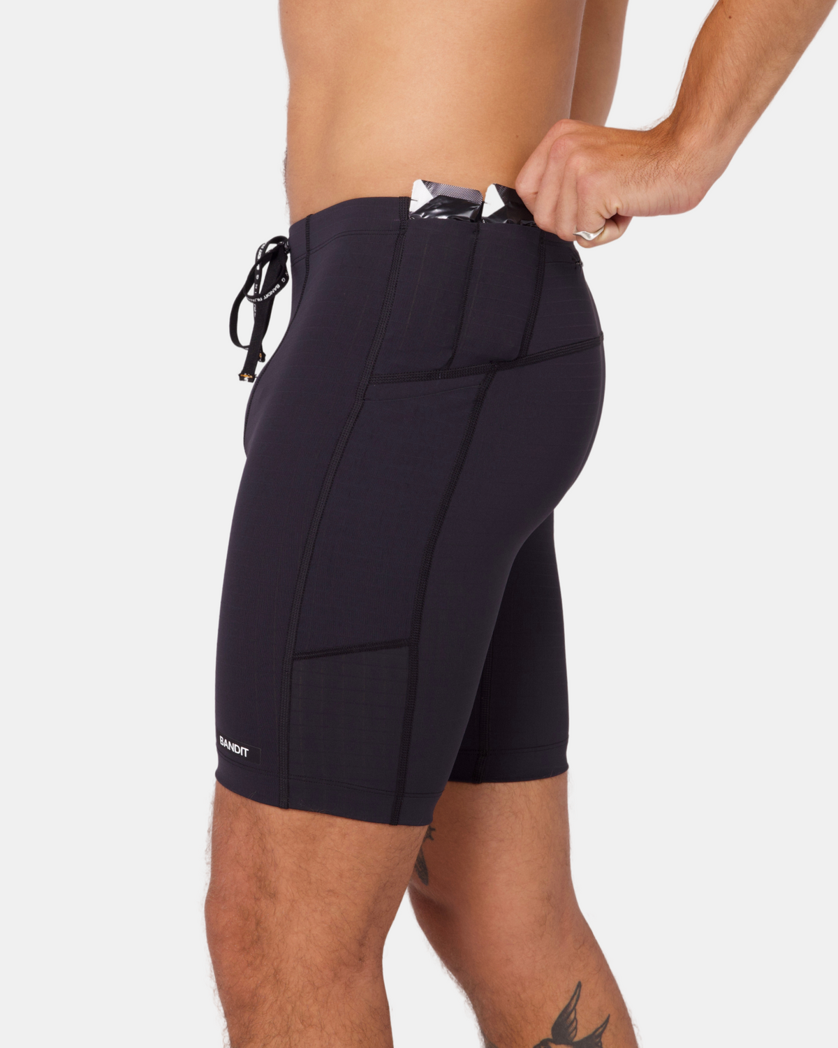 Men's Gridlock™ 7 Pocket Half Tights - Black
