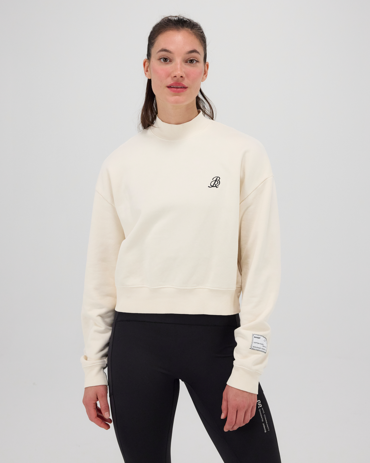 Cropmock™ Pullover - Cream