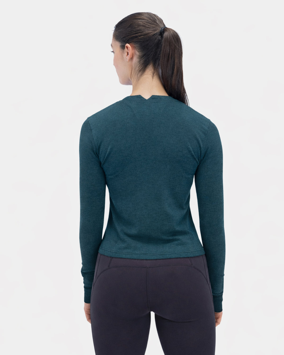 Women's Seamless Wool Blend Long Sleeve - Storm