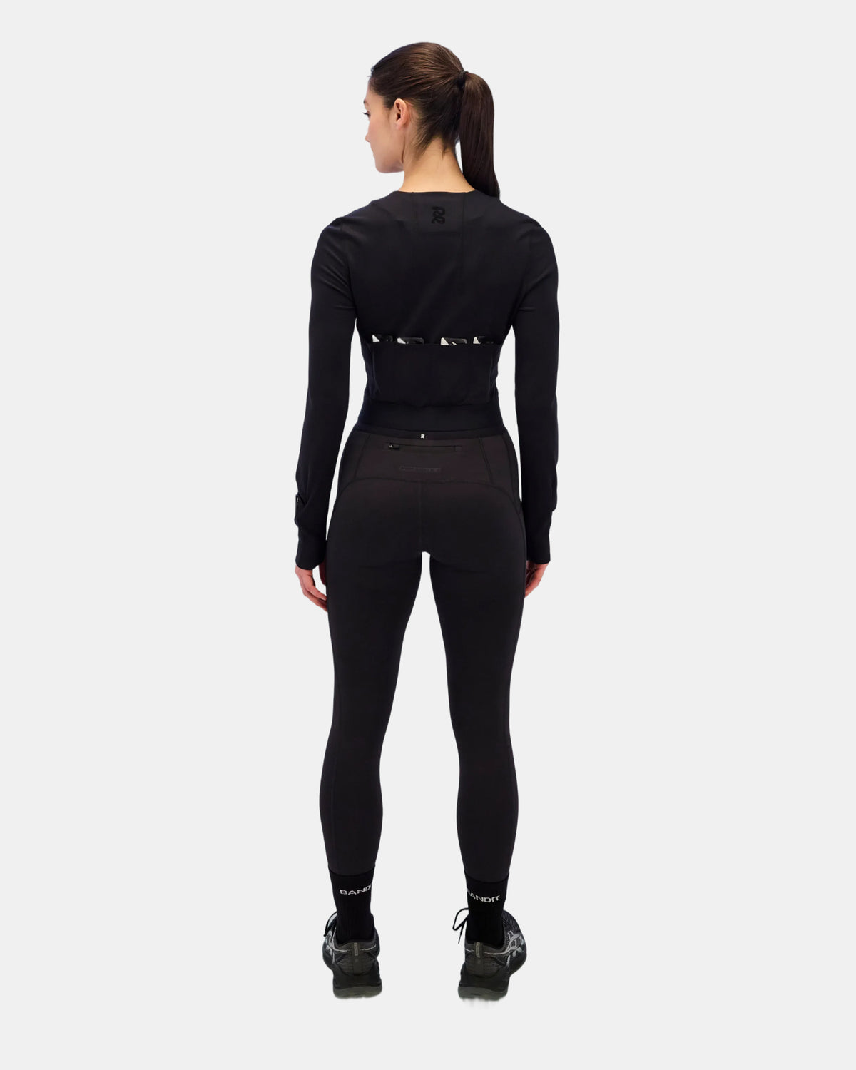 Women’s Long Sleeve Fuyu™ Race Crop - Black